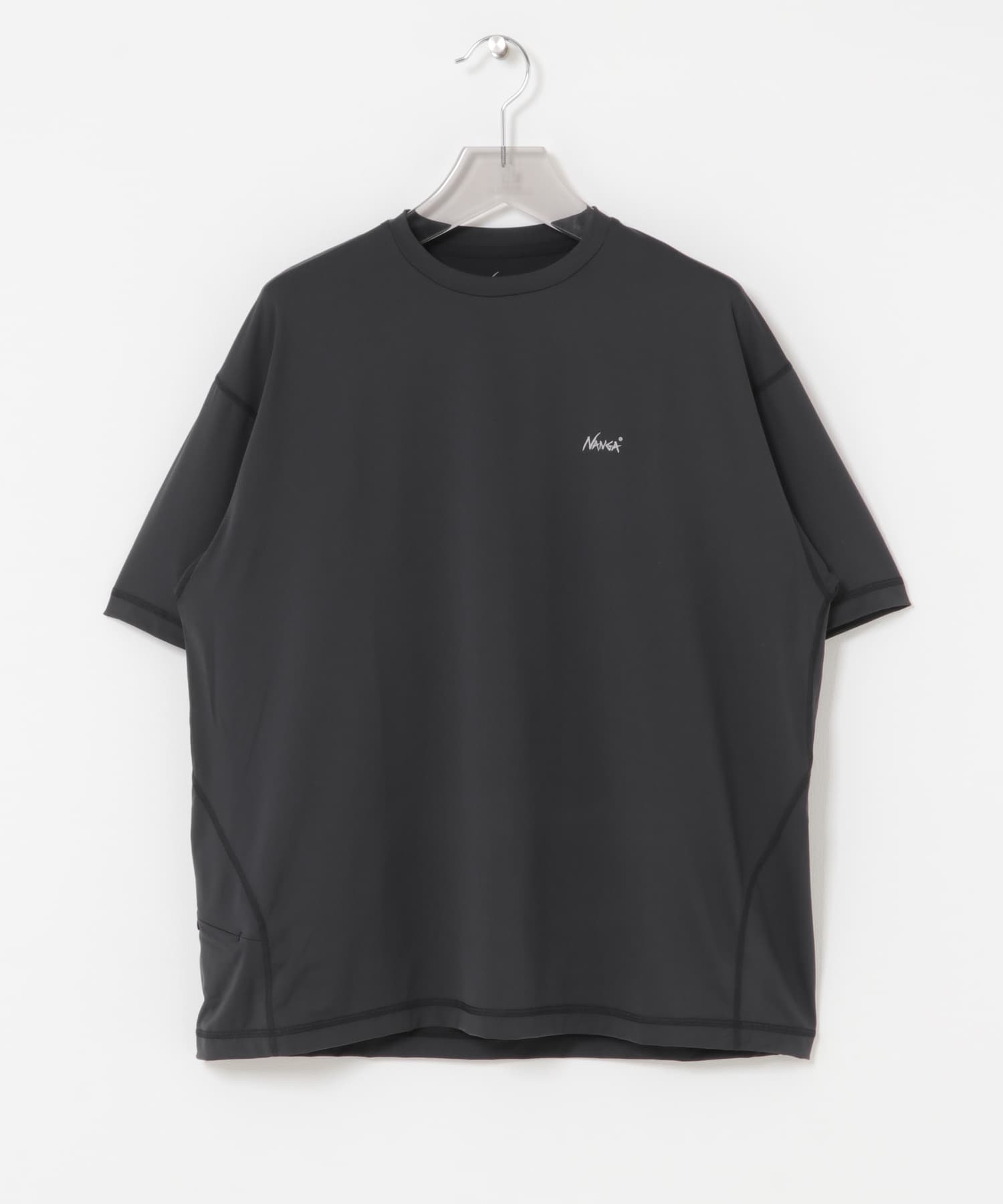 別注』NANGA×URBAN RESEARCH RASH GUARD SHORT-SLEEVE(M BLACK
