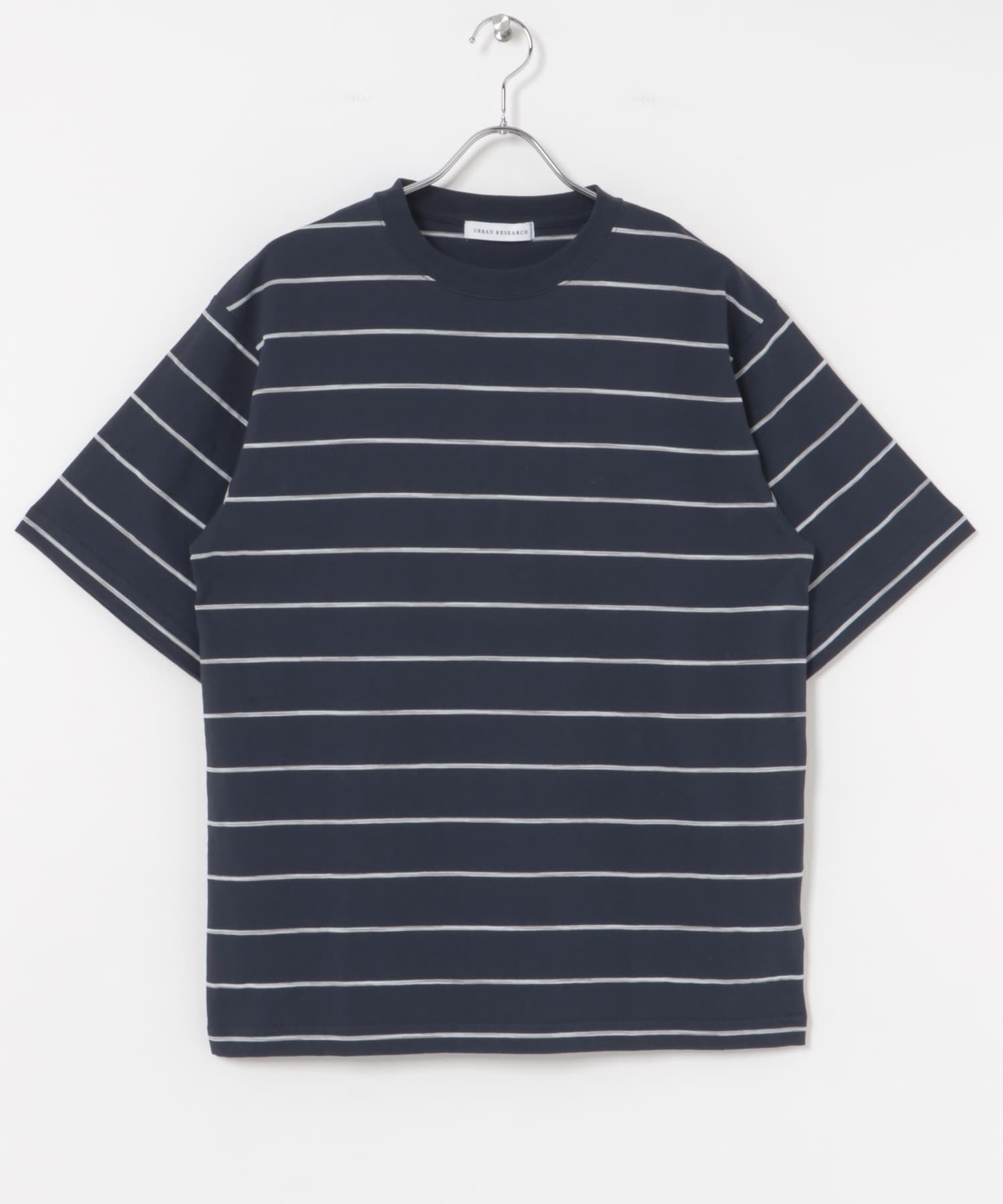 RELAX FIT BORDER T-SHIRTS NAVY M