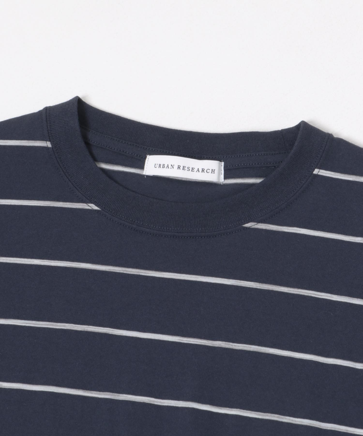 RELAX FIT BORDER T-SHIRTS NAVY M