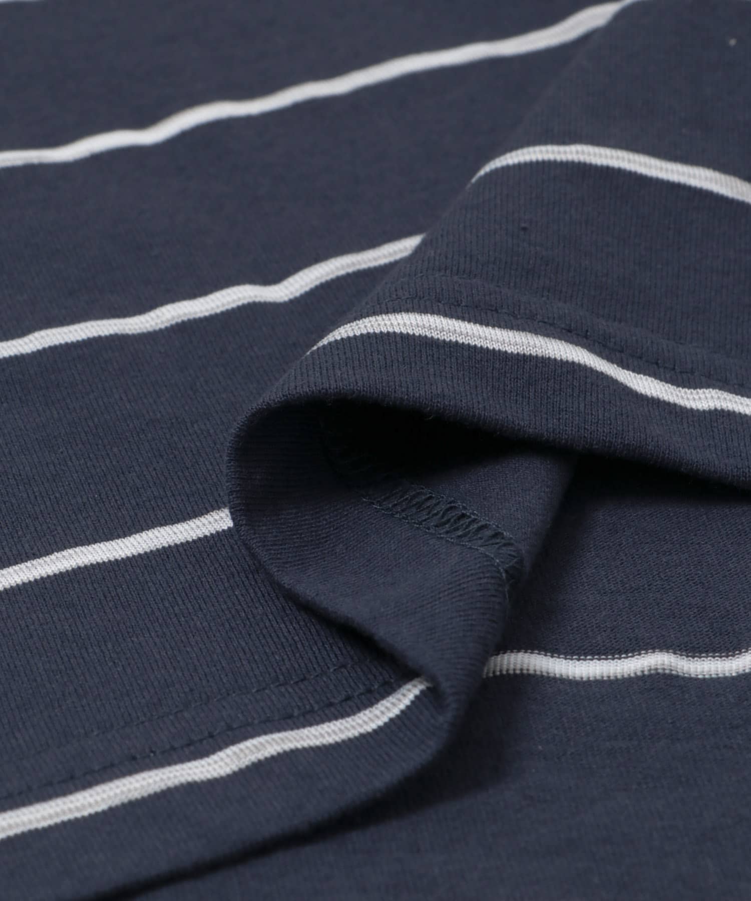 RELAX FIT BORDER T-SHIRTS NAVY M