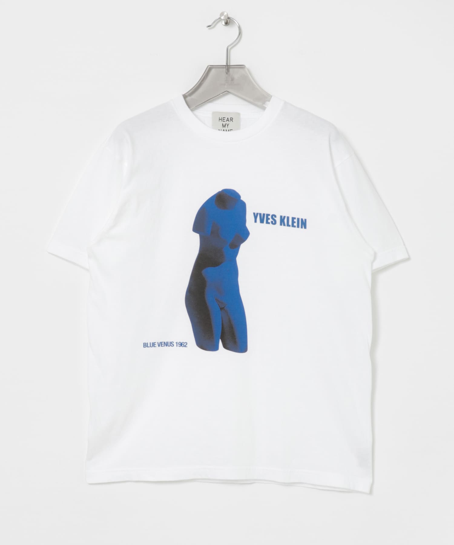 『別注』HEAR MY NAME×UR　YvesKlein Art T-shirts WHITE1 M