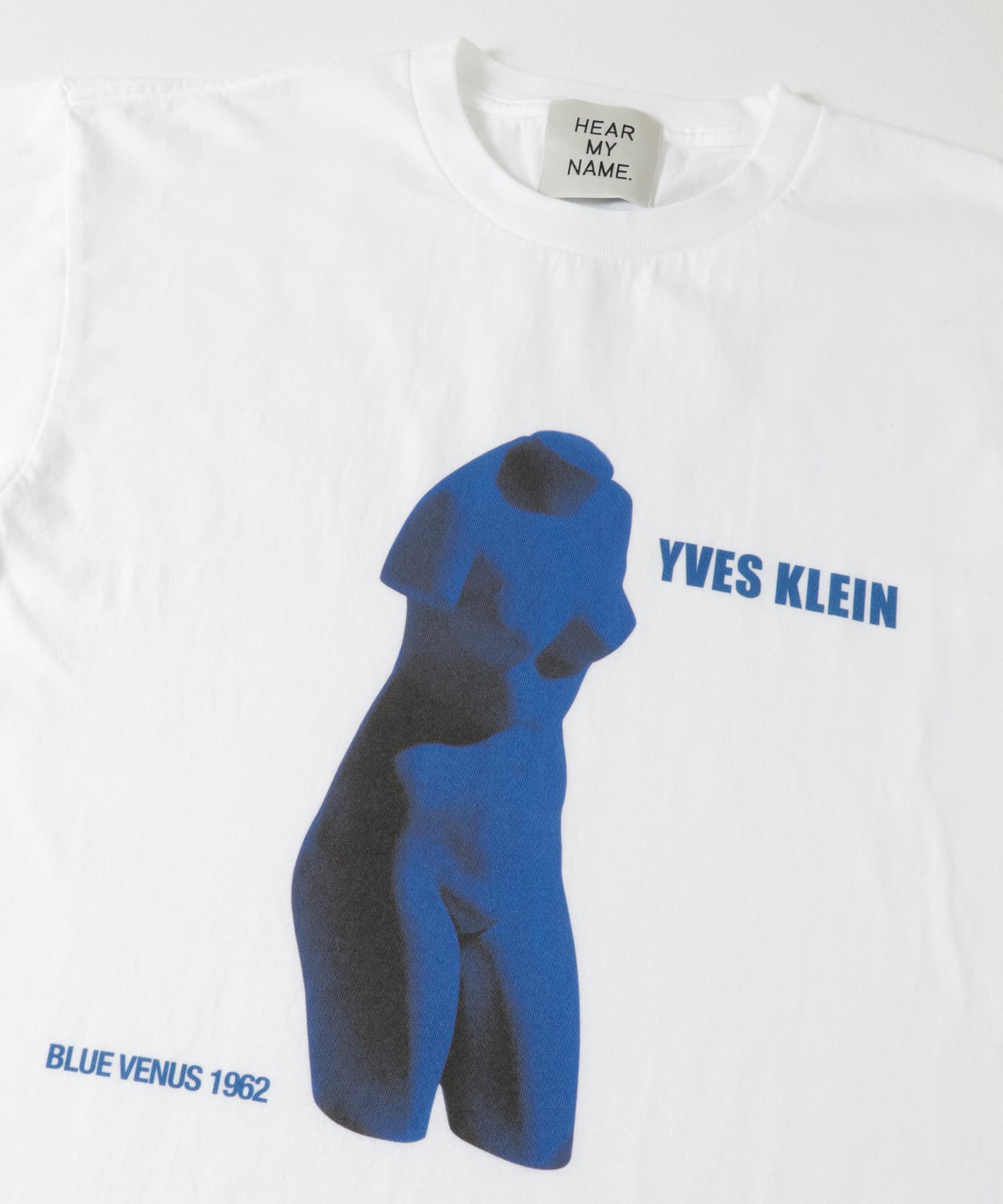 『別注』HEAR MY NAME×UR　YvesKlein Art T-shirts WHITE1 M