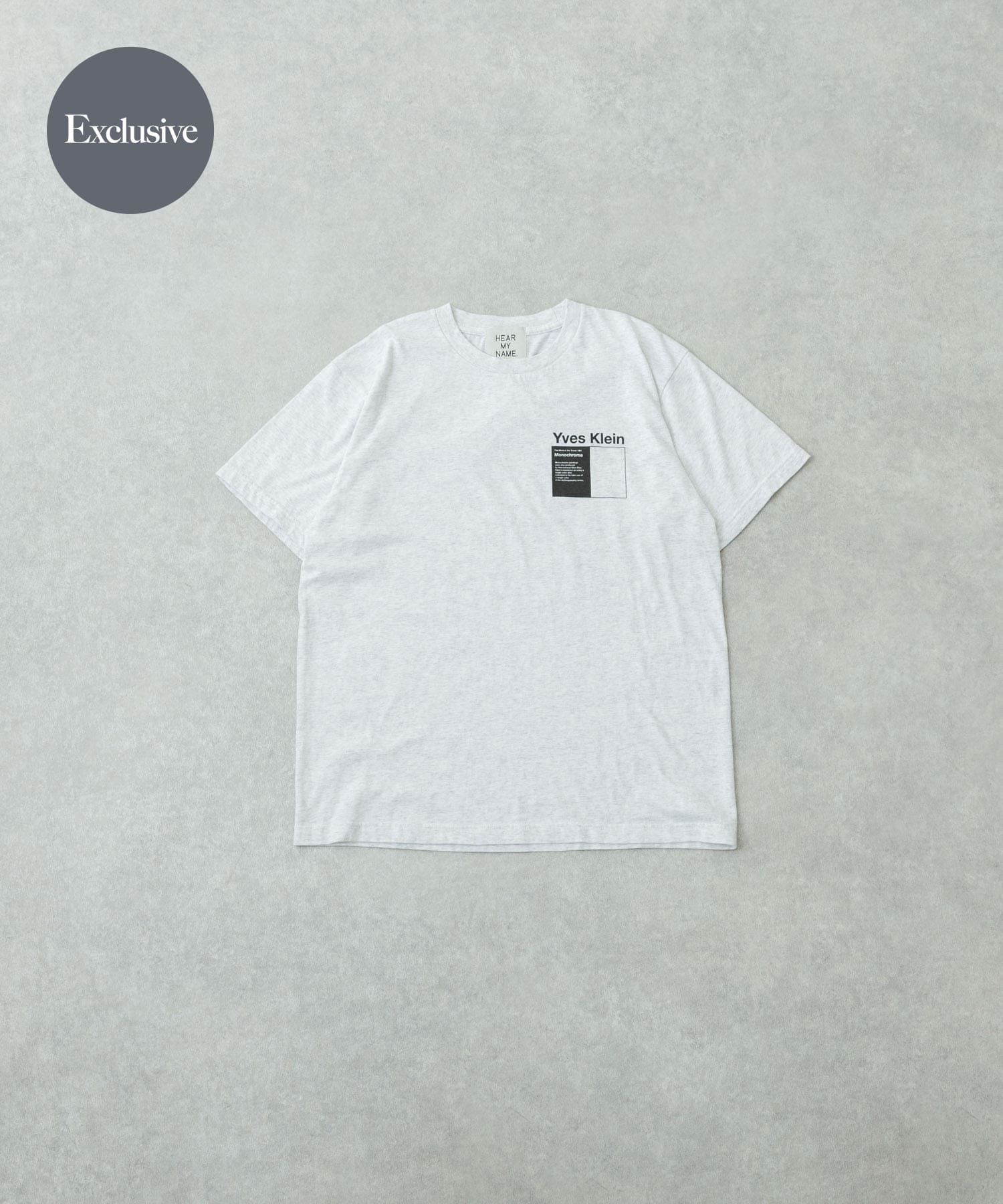 『別注』HEAR MY NAME×UR　YvesKlein Art T-shirts ASH2 M