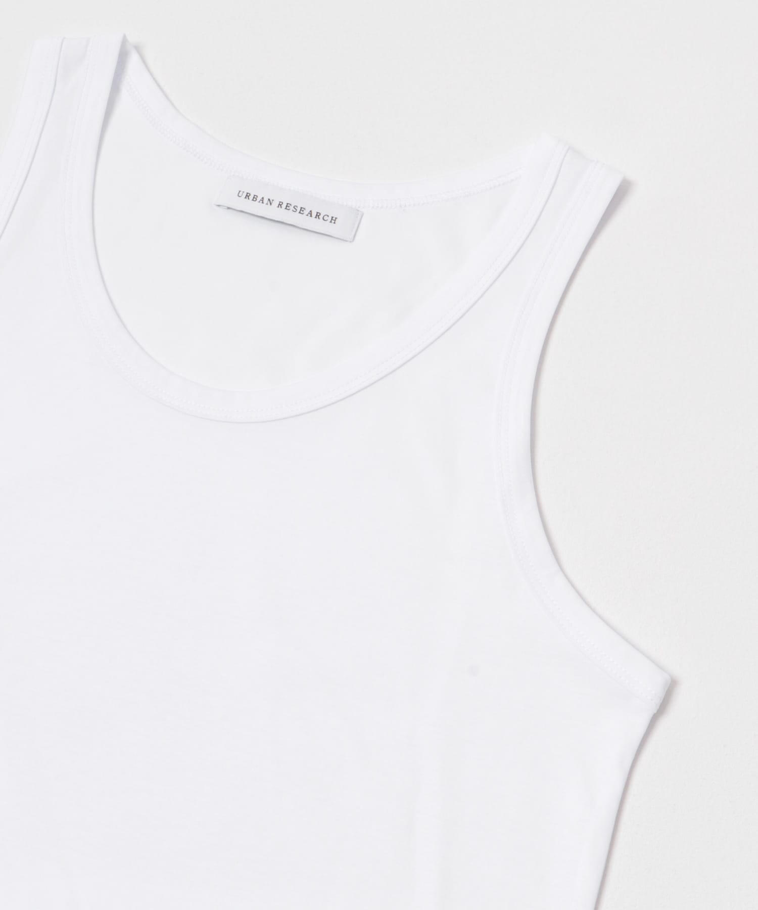 スムースタンクトップ WHITE M