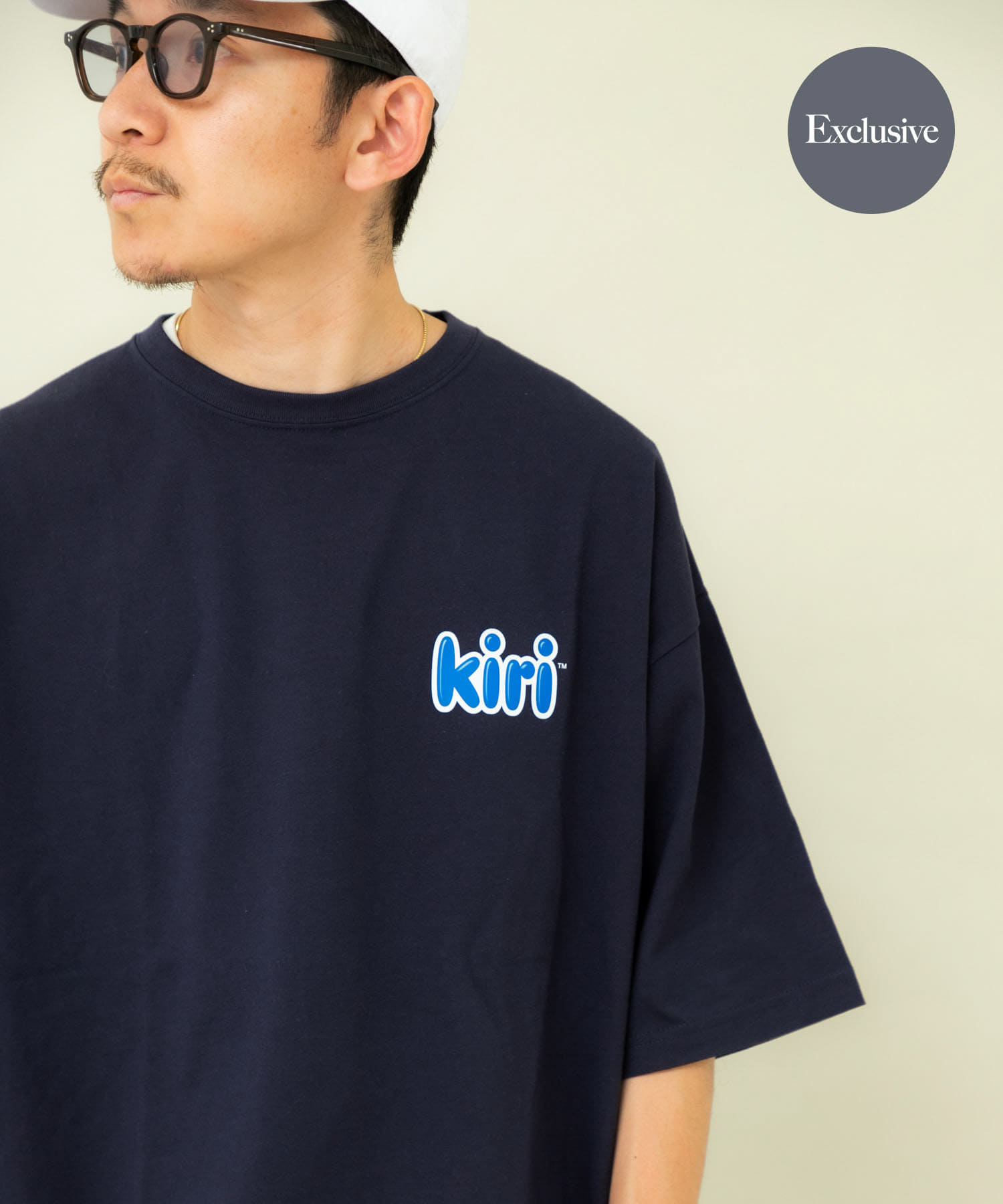 『別注』Kiri×Wide Dad　Logo T-shirts