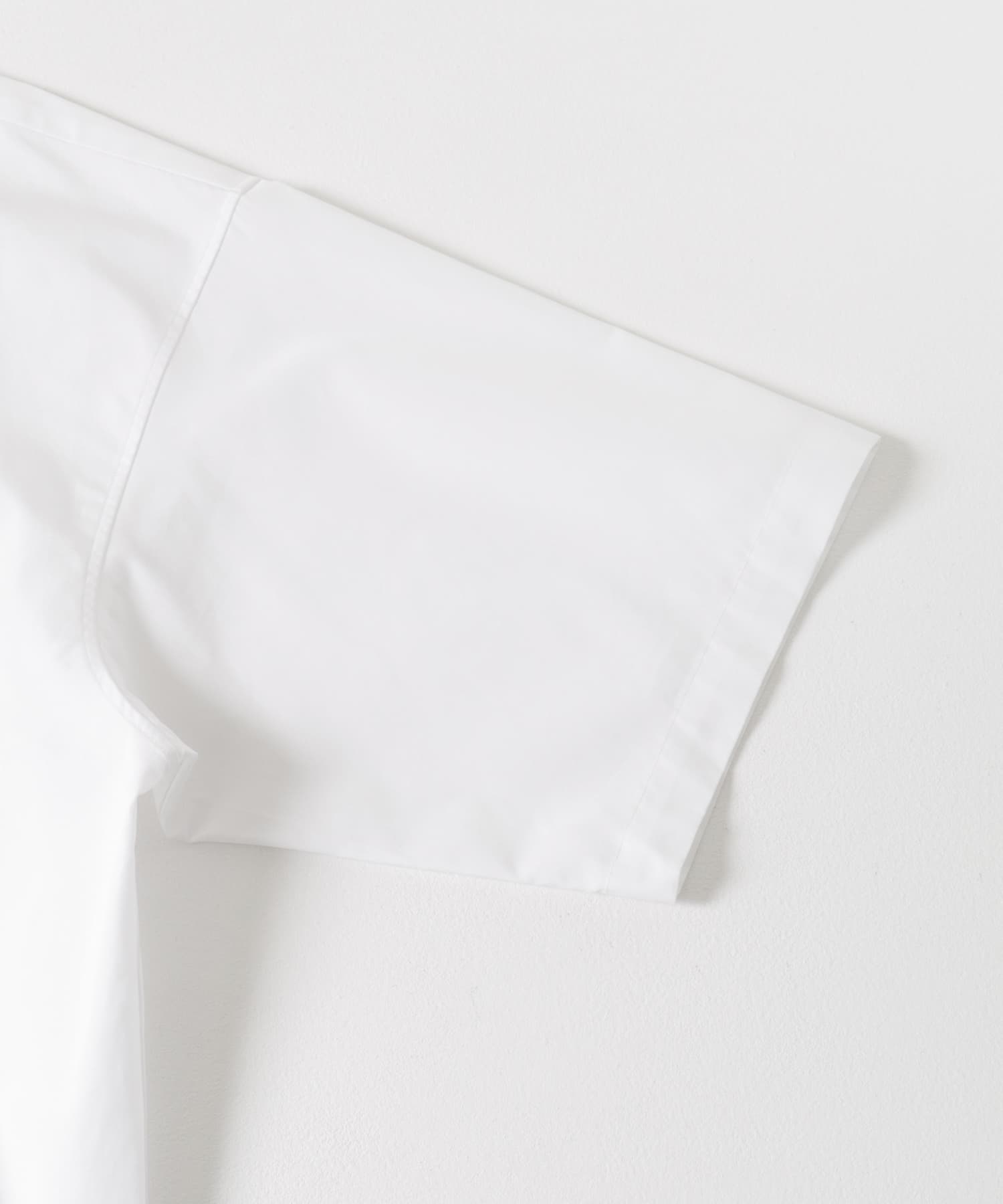 new basic　THOMAS MASON SHORT-SLEEVE OVER SHIRTS WHITE S