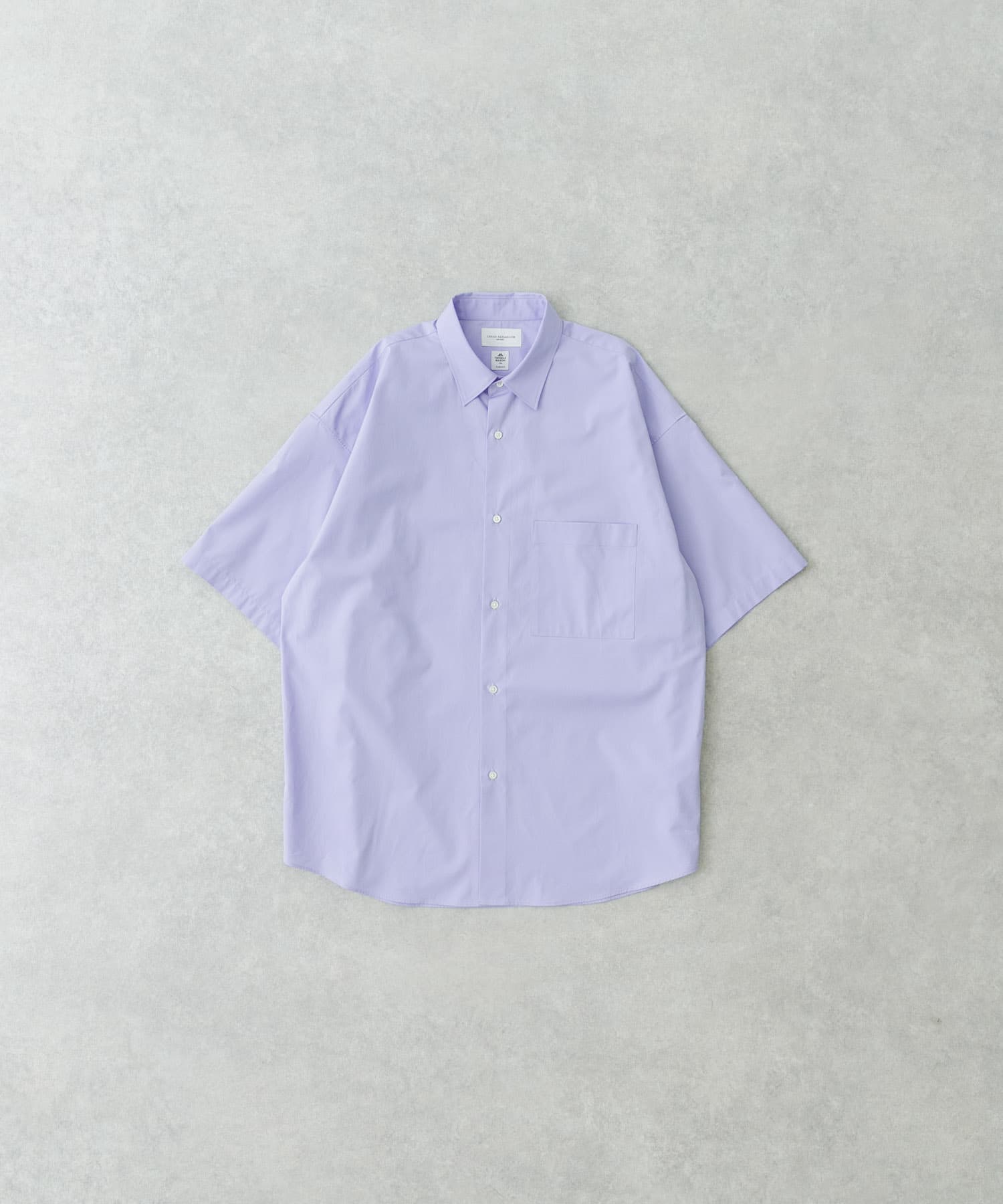new basic　THOMAS MASON SHORT-SLEEVE OVER SHIRTS SAX M
