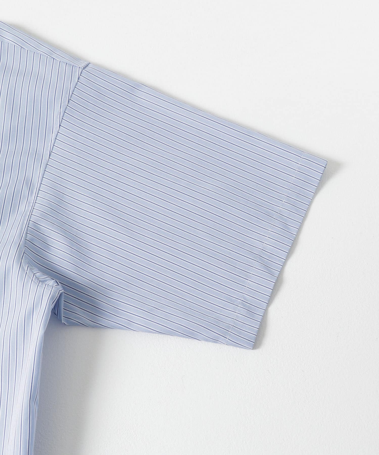 new basic　THOMAS MASON SHORT-SLEEVE OVER SHIRTS STRIPE S