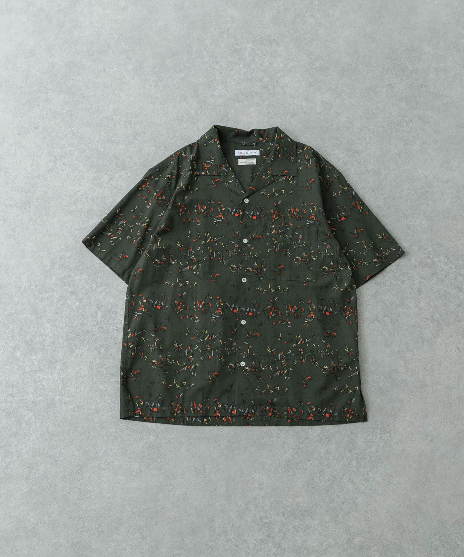 LONGCHAMP PRINT SHIRTS KHAKI L