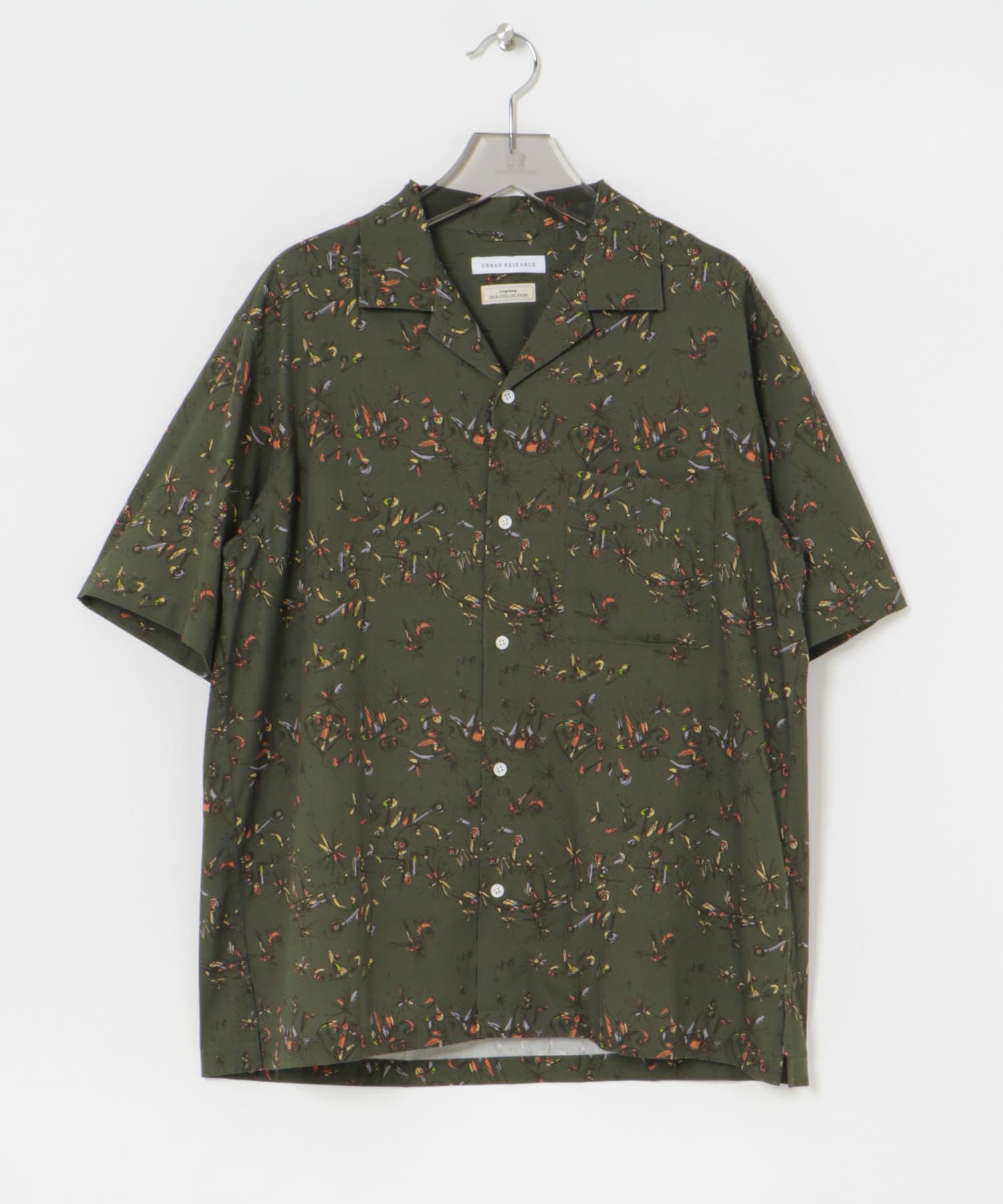 LONGCHAMP PRINT SHIRTS KHAKI M