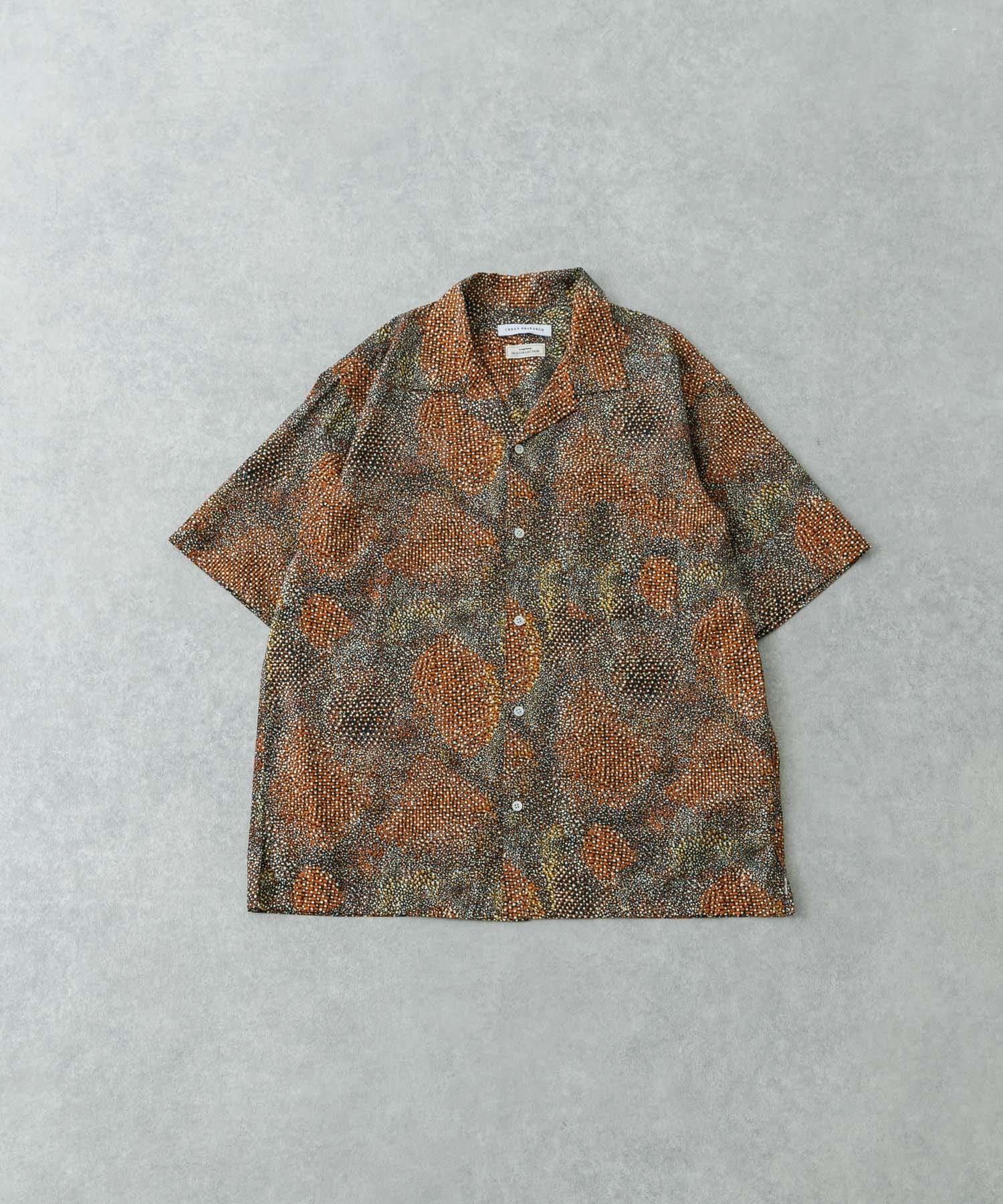 LONGCHAMP PRINT SHIRTS ORANGE L