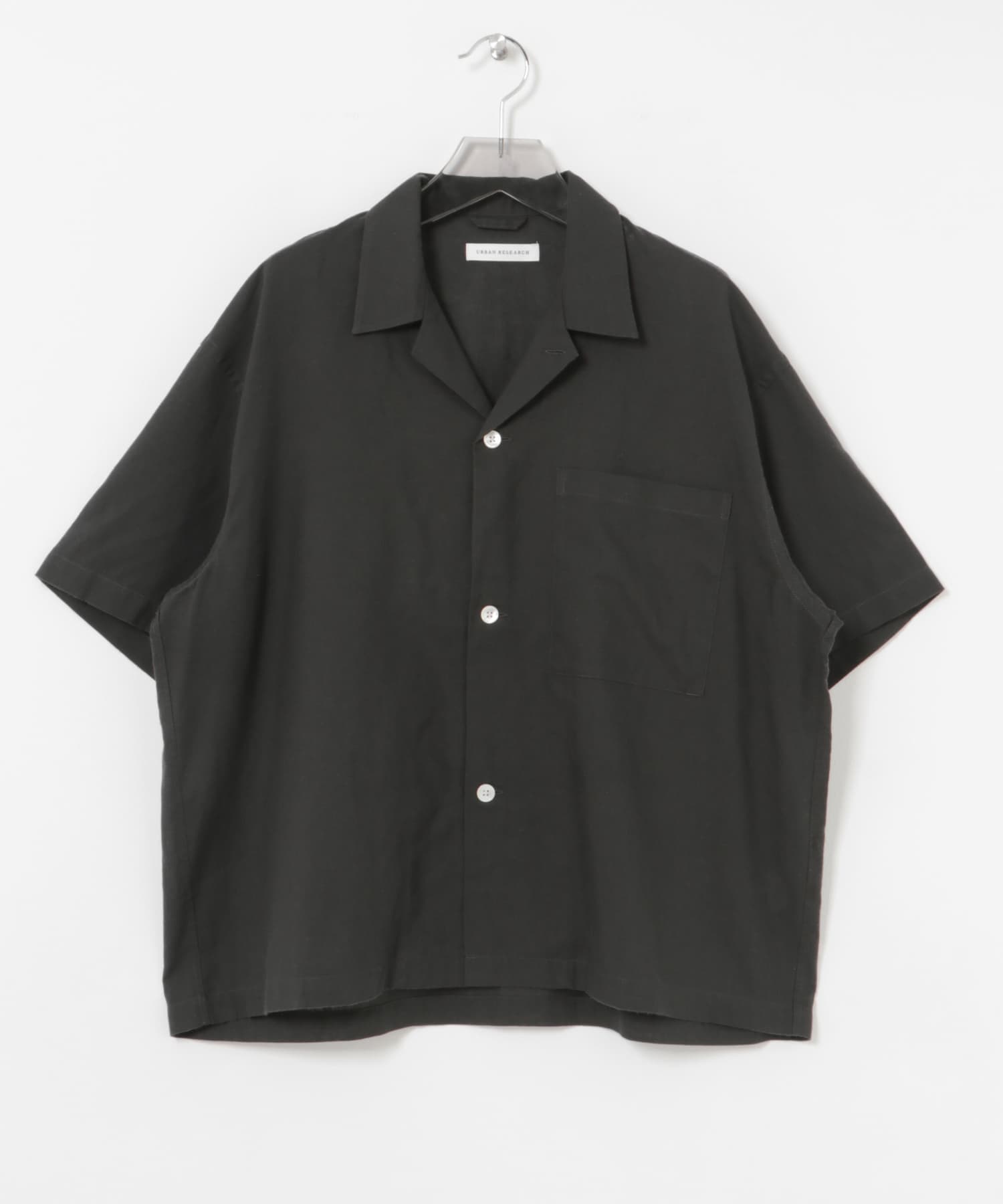URBAN RESEARCHリネンシャツ 美品 最終値下げ UR TECH DRYLUXE』高機能リネンシャツジャケット(M FADE BLACK