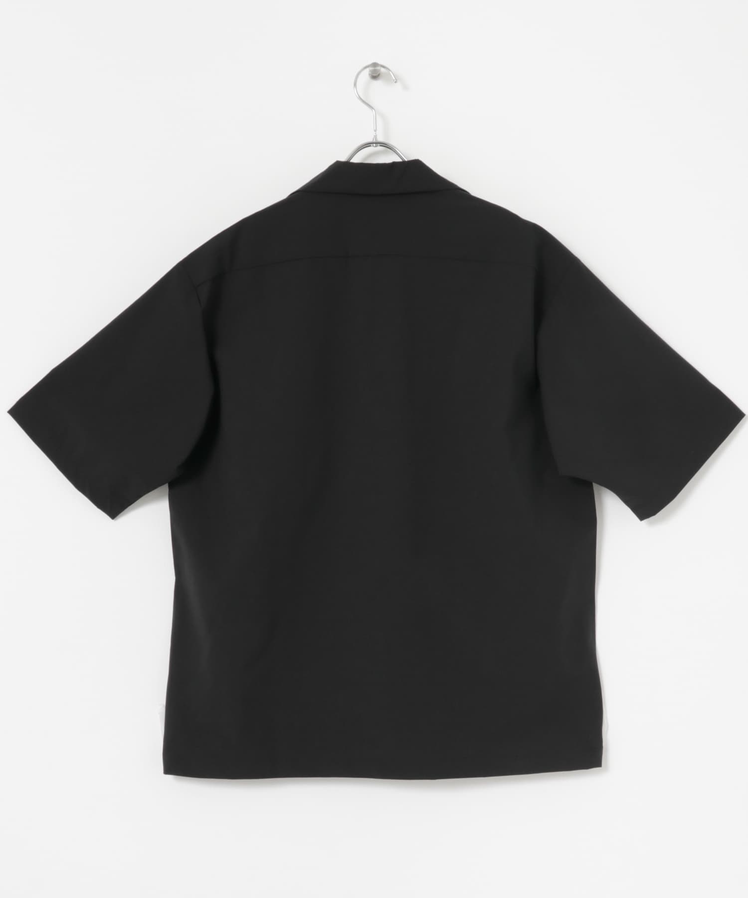 『XLサイズあり』『撥水』SOLOTEX STRETCH SHORT-SLEEVE SHIRTS BLACK M