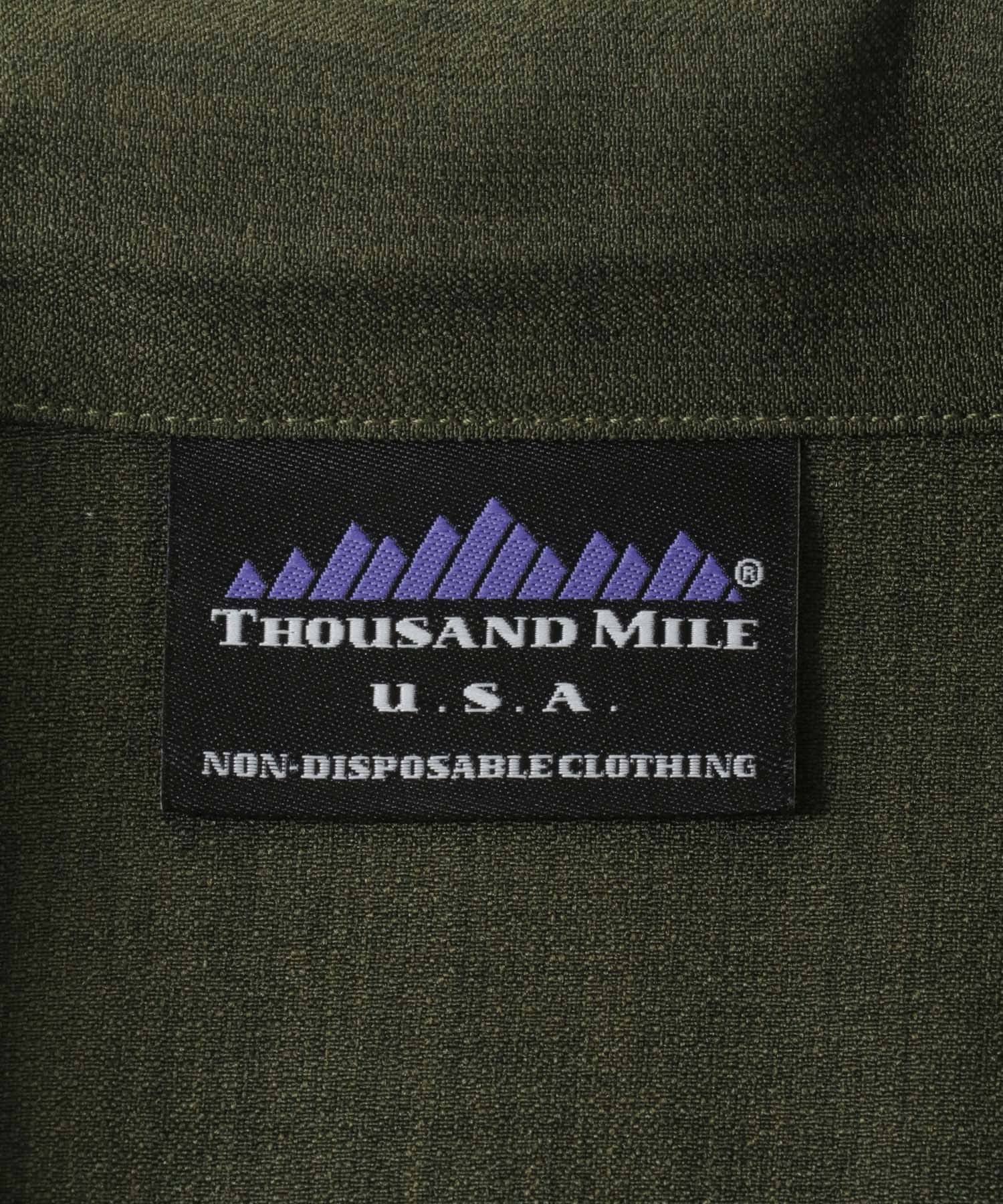 『別注』THOUSAND MILE×UR　THICK AND THIN SHIRTS KHAKI M