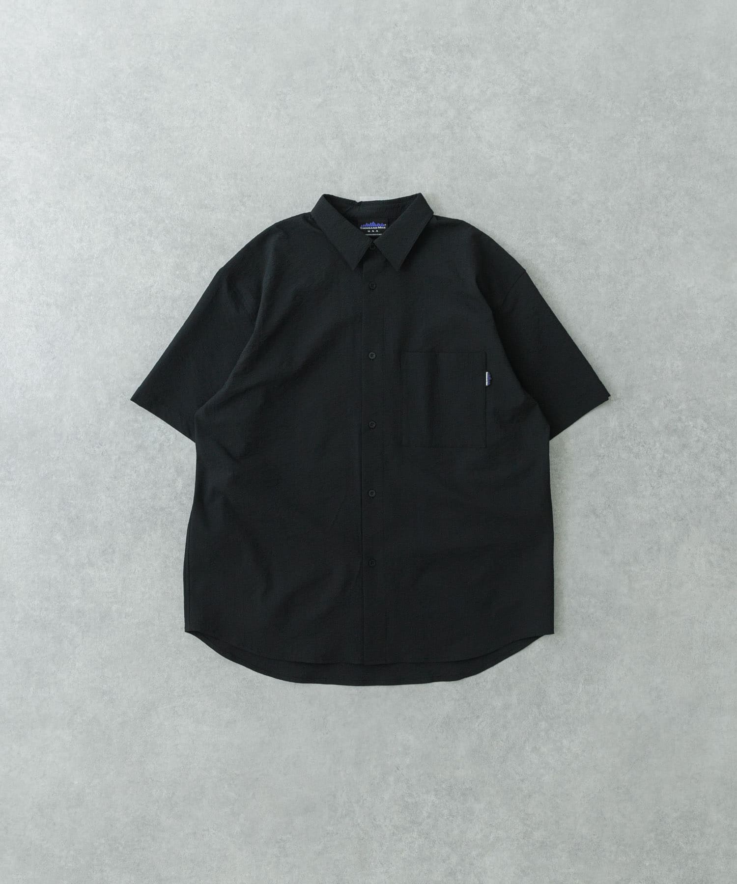 『別注』THOUSAND MILE×UR　WASHER CODE SHIRTS BLACK M