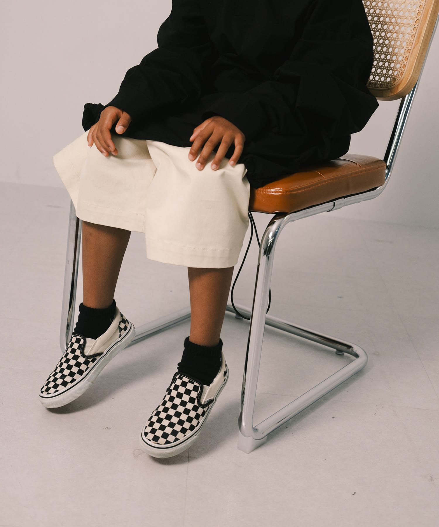 Wide Dad　DAD EASY CHINO SHORTS IVORY 2