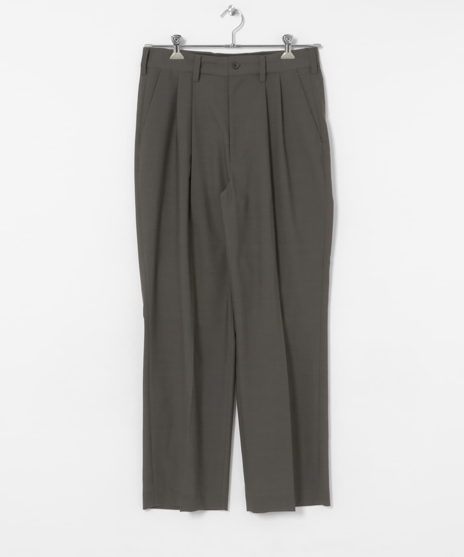 ウォッシャブルウールサイロフィルスラックス CHARCOAL M