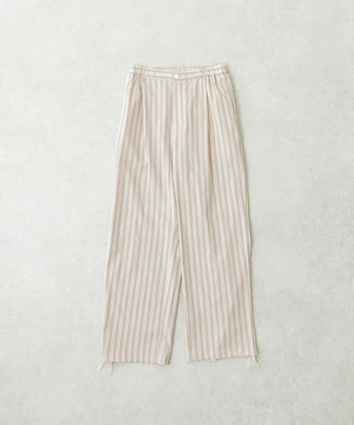 ストライプイージーパンツ SAND M
