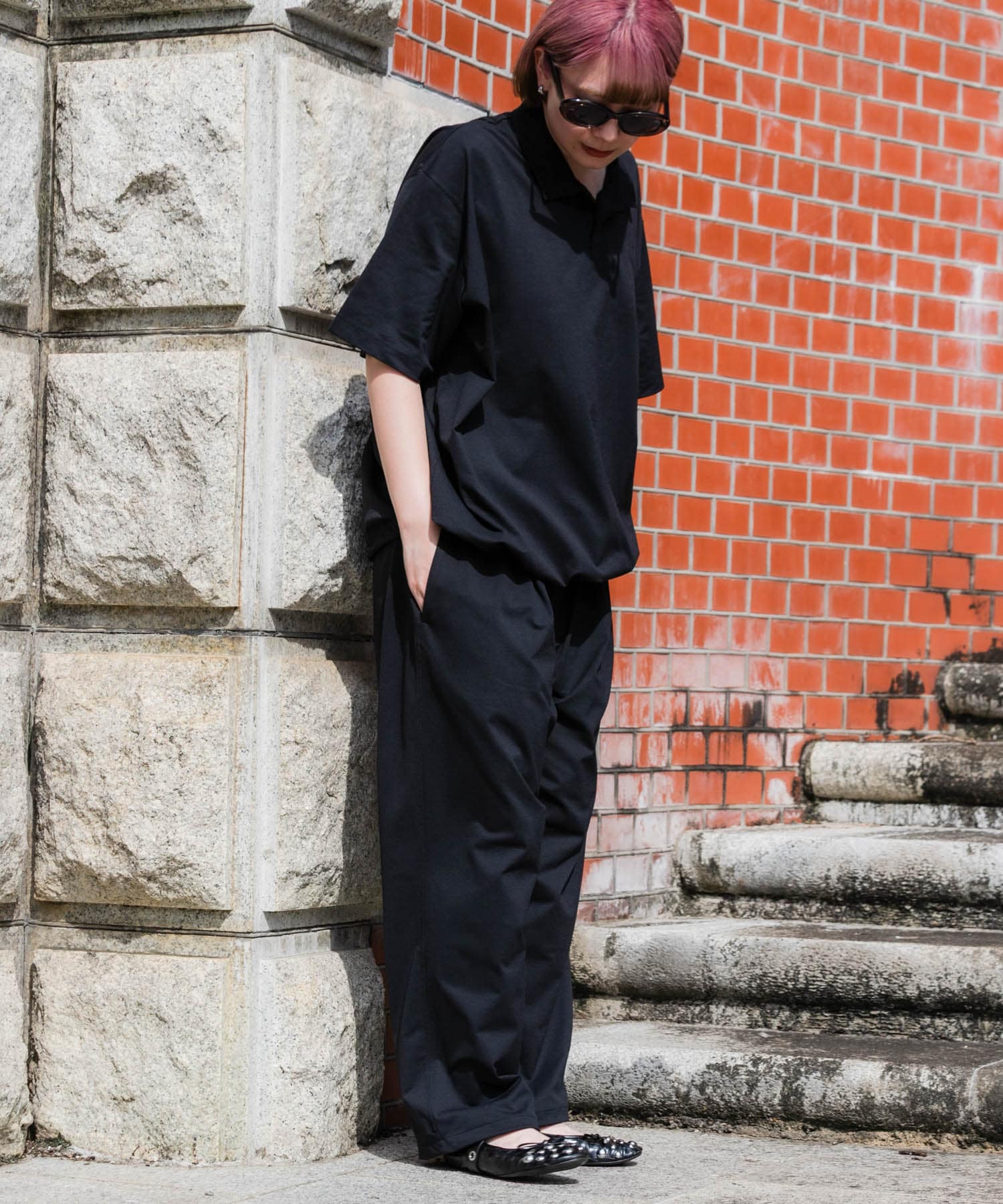 パンツ Wide dad SHADE TECH EASY PANTS SHADE TECH EASY PANTS(1 D.NAVY): ボトム｜URBAN RESEARCH公式