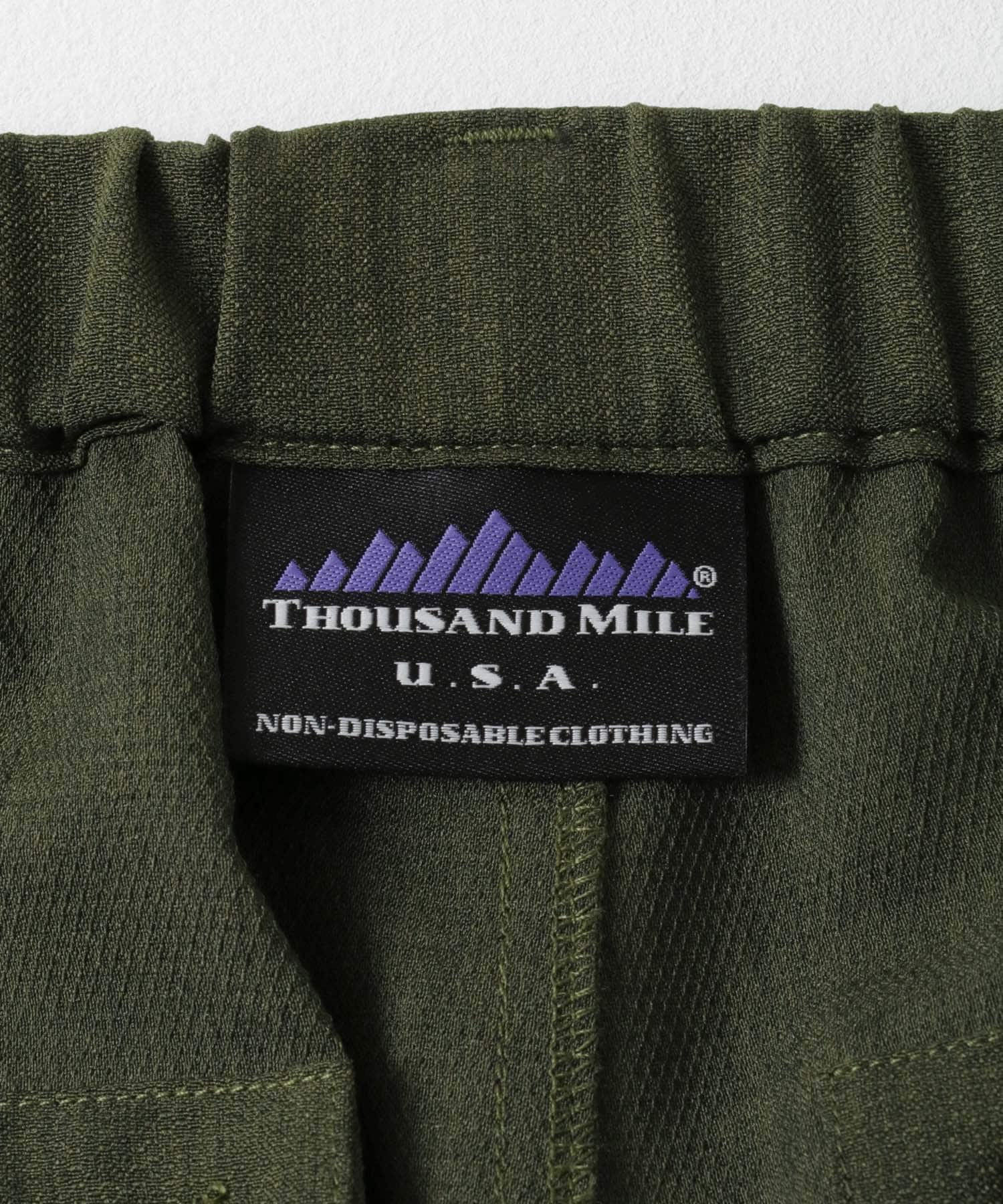 『別注』THOUSAND MILE×UR　THICK AND THIN PANTS KHAKI M
