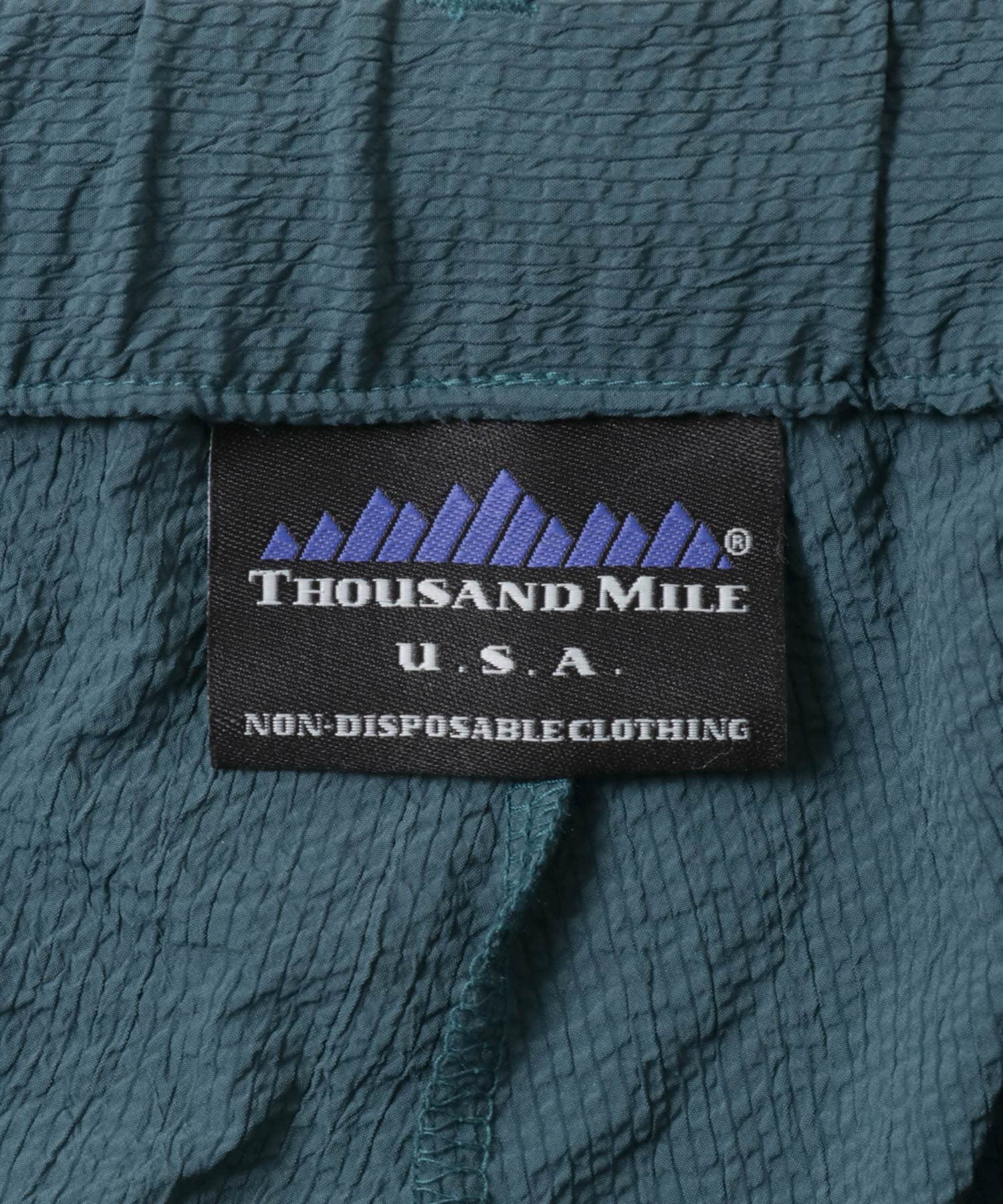 『別注』THOUSAND MILE×UR　WASHER CODE SHORTS SLATE BLUE S