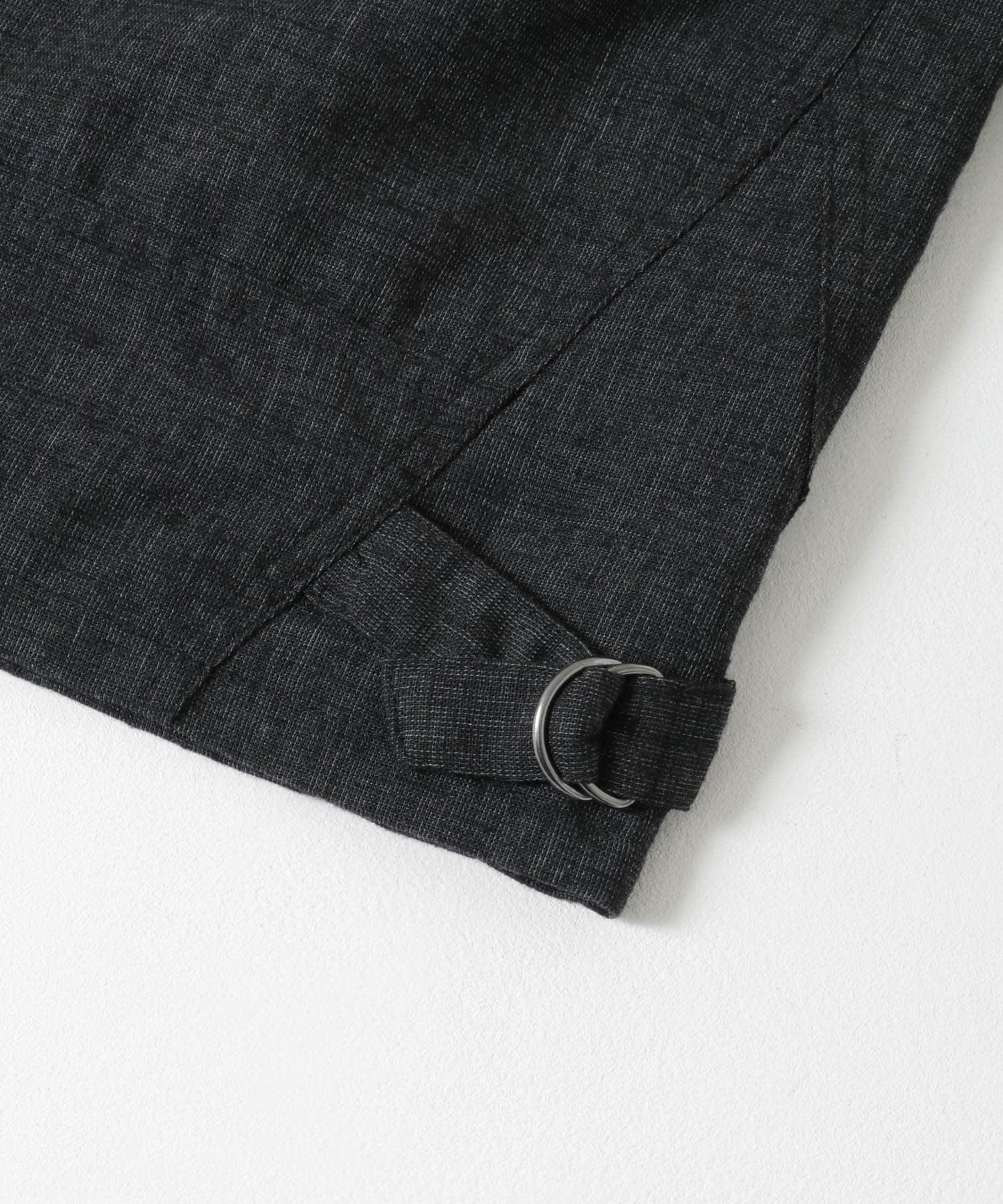 LINEN PIN HEAD SPORTS JACKET BLACK M