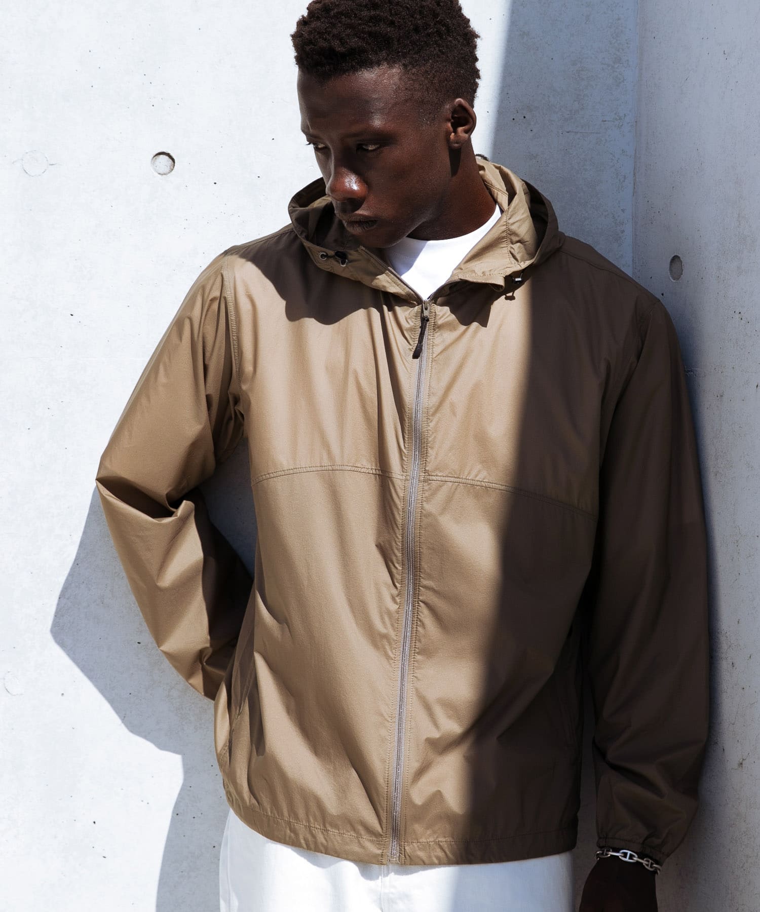 new basic　Nylon Rip Stop Wind Parka