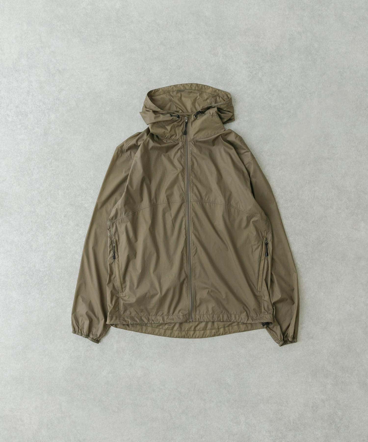 new basic　Nylon Rip Stop Wind Parka KHAKI XL