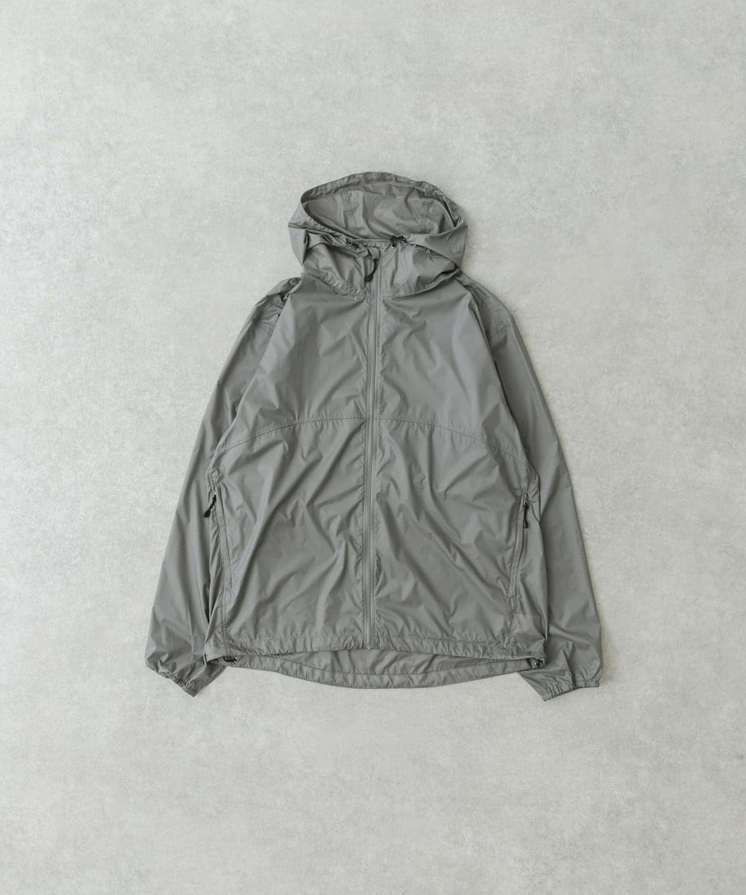 new basic　Nylon Rip Stop Wind Parka GRAY L