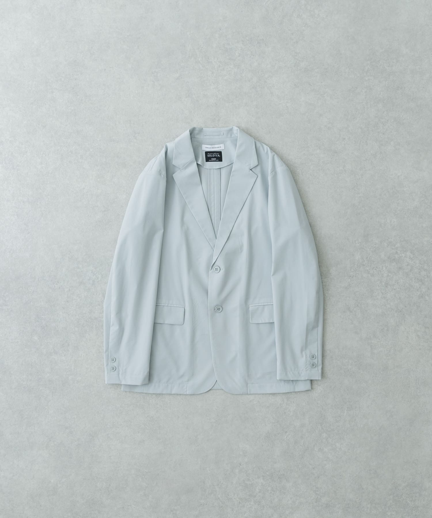 『撥水』SOLOTEX STRETCH JACKET ICE GRAY S