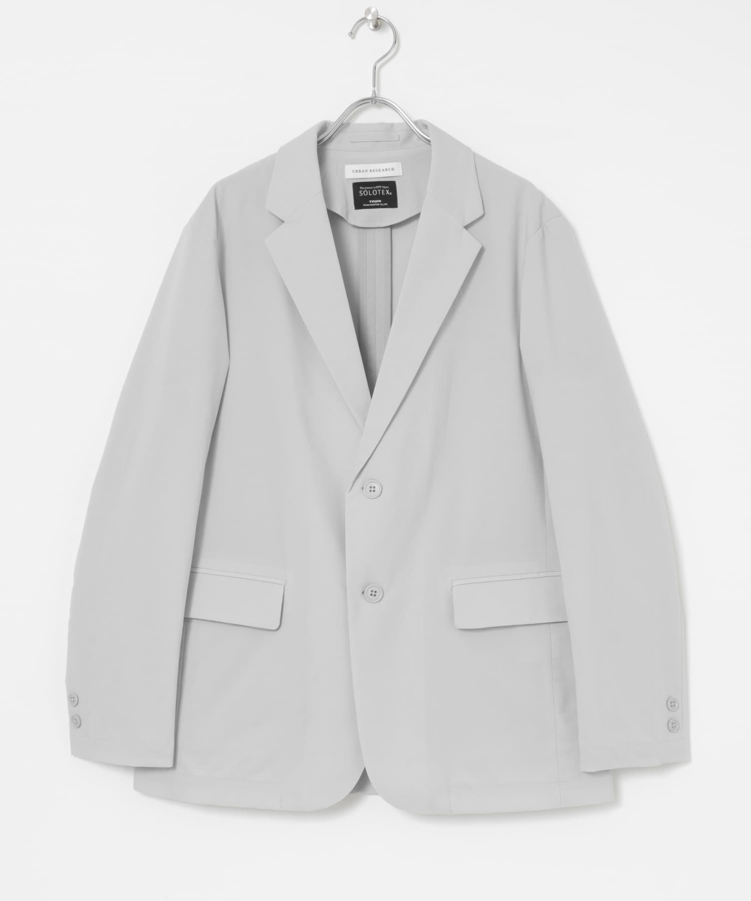 『撥水』SOLOTEX STRETCH JACKET ICE GRAY S