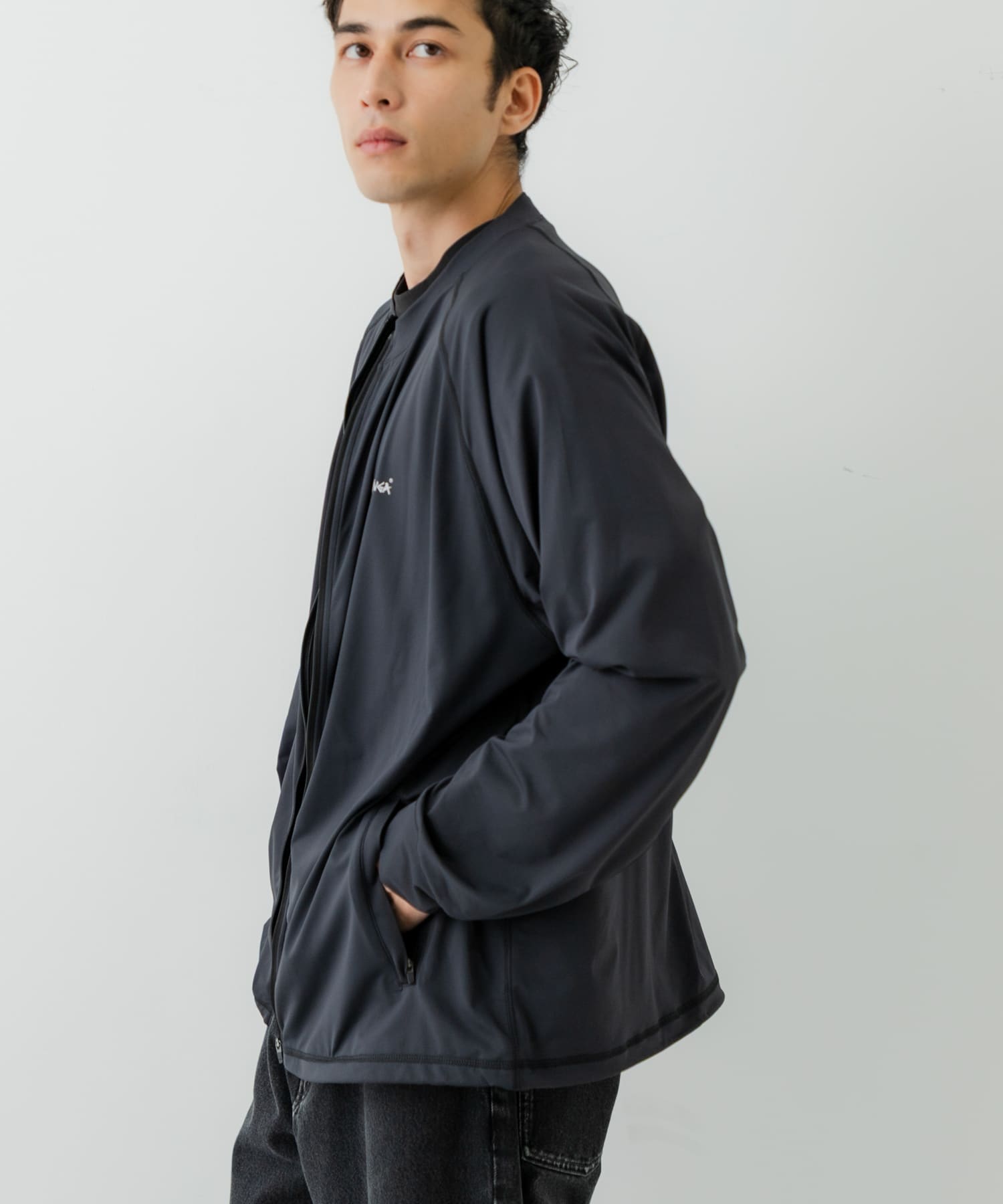 別注』NANGA×URBAN RESEARCH RASH GUARD BLOUSON(M BLACK): アウター