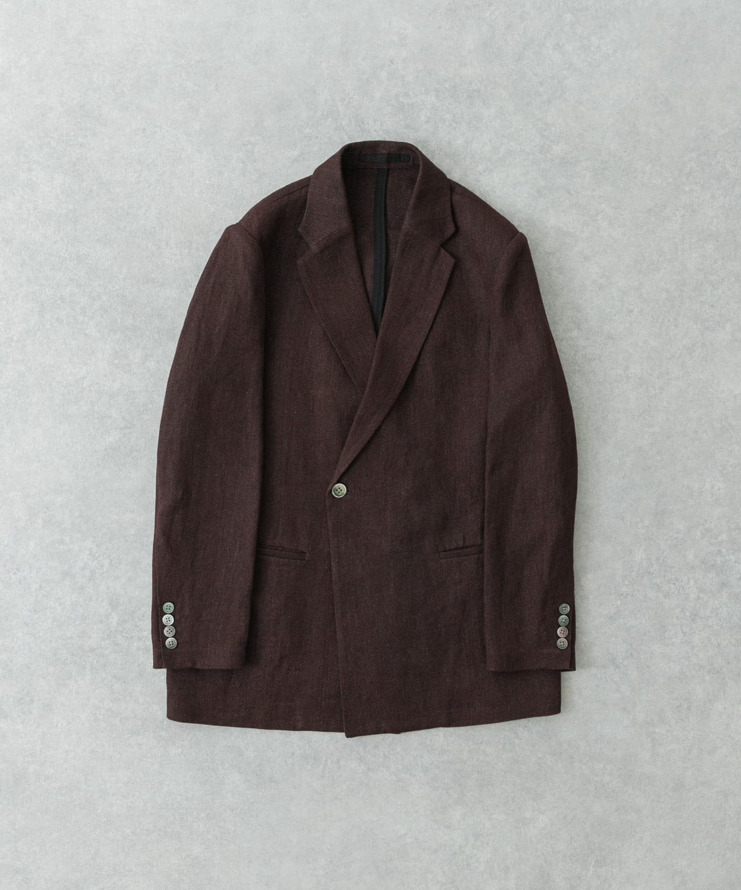 new basic　リネンセミダブルジャケット