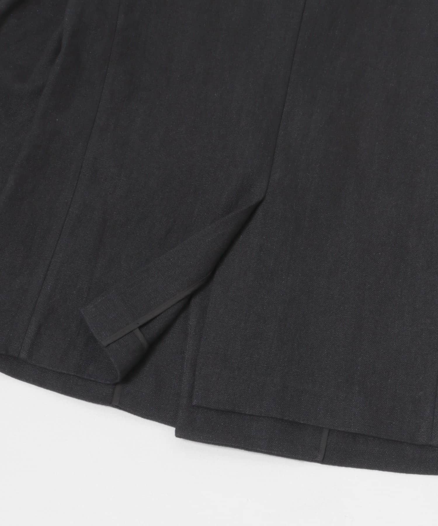 new basic　リネンセミダブルジャケット D.NAVY M