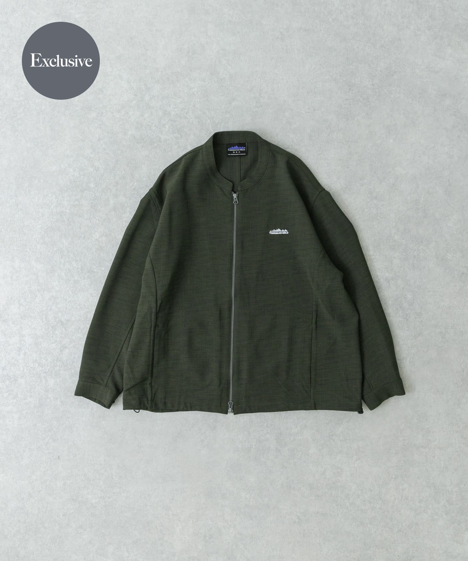 『別注』THOUSAND MILE×UR　THICK AND THIN BLOUSON KHAKI M