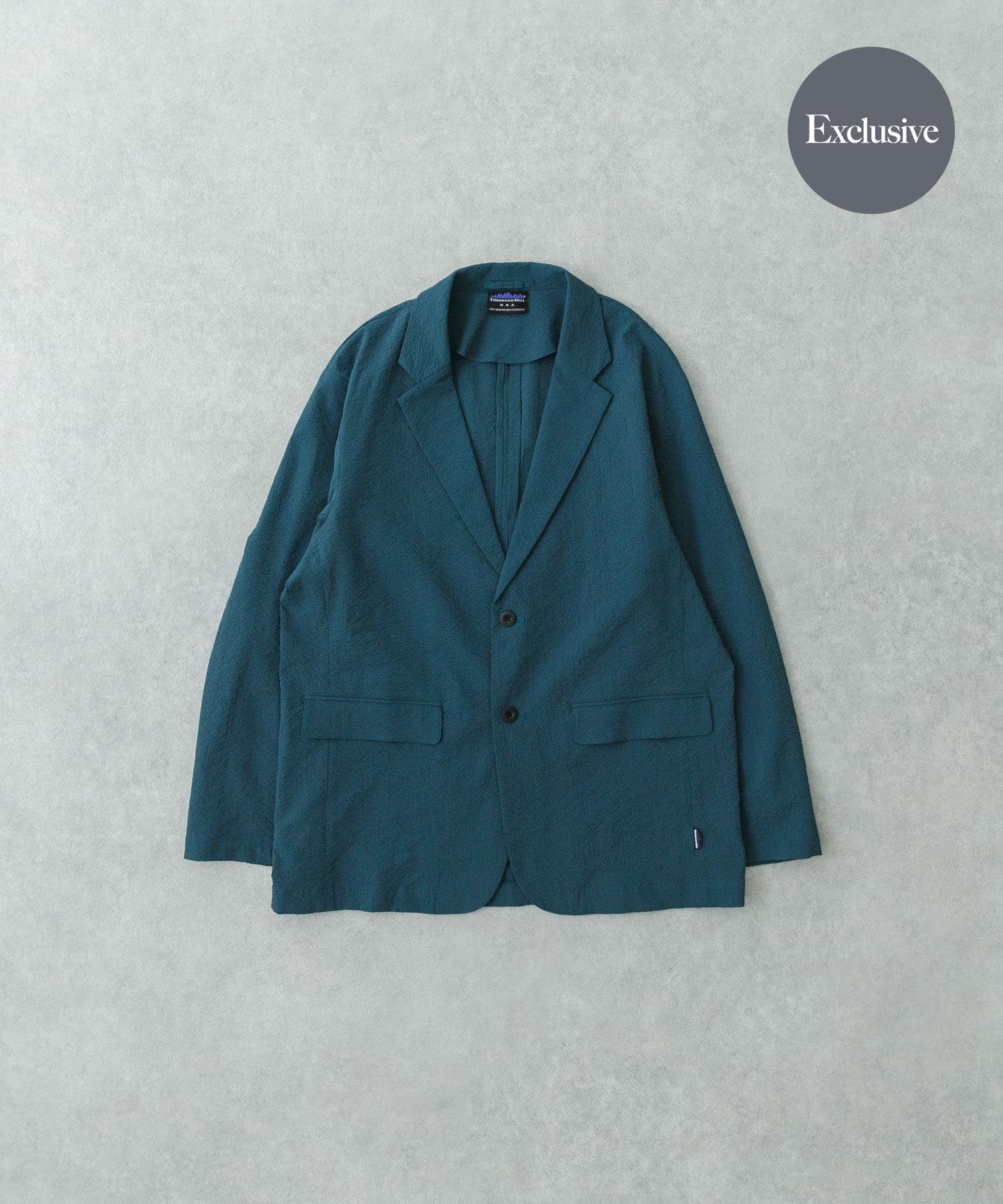 『別注』THOUSAND MILE×UR　WASHER CODE JACKET SLATE BLUE S