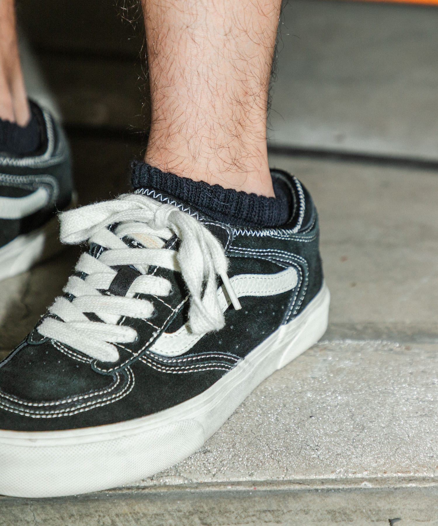 Wide Dad　Dad CORDURA SHORT SOX NAVY FREE