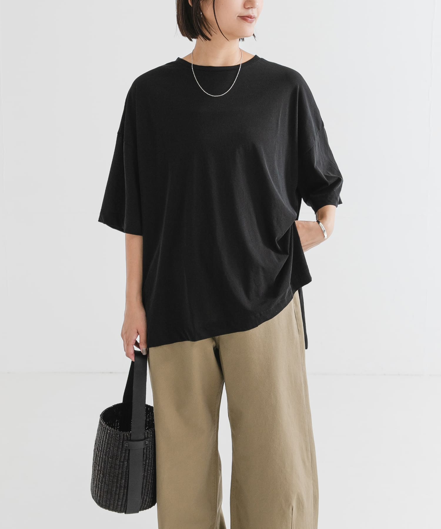 強撚天竺LOOSE Tシャツ