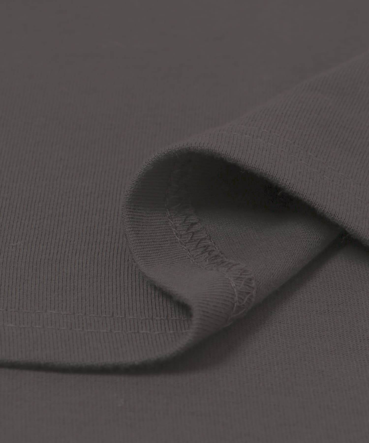デザインロゴプリントTシャツ CHARCOAL-1 FREE