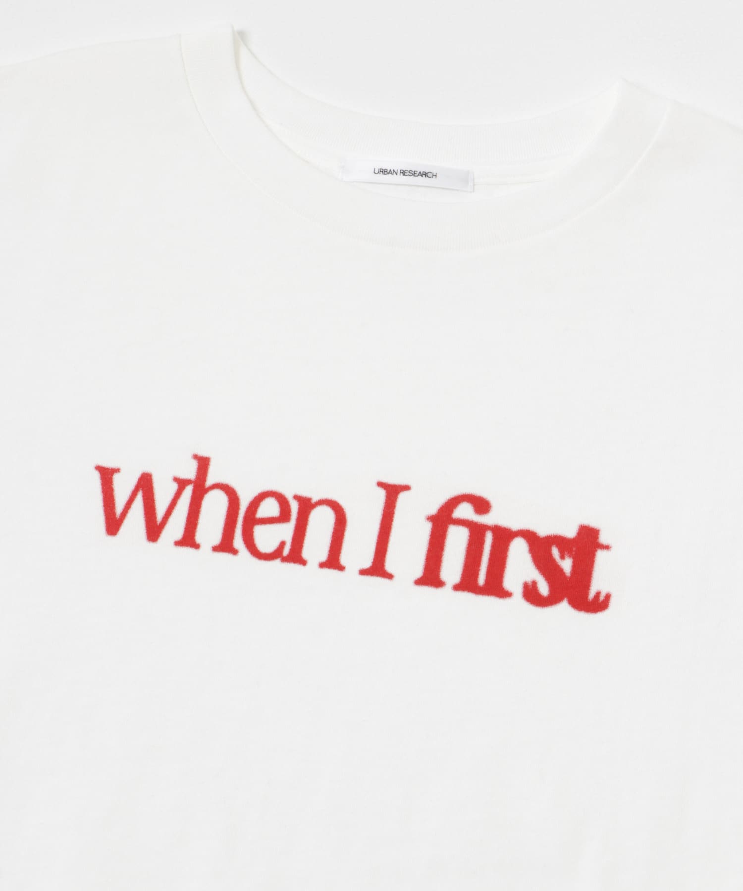 デザインロゴプリントTシャツ OFF-1 FREE