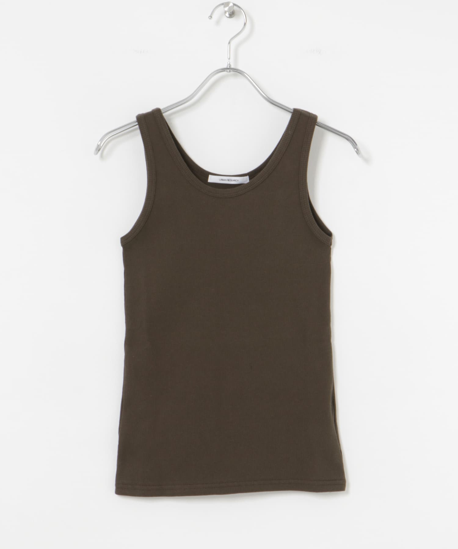 『MADE IN JAPAN』ソフトテレコタンクトップ BROWN FREE