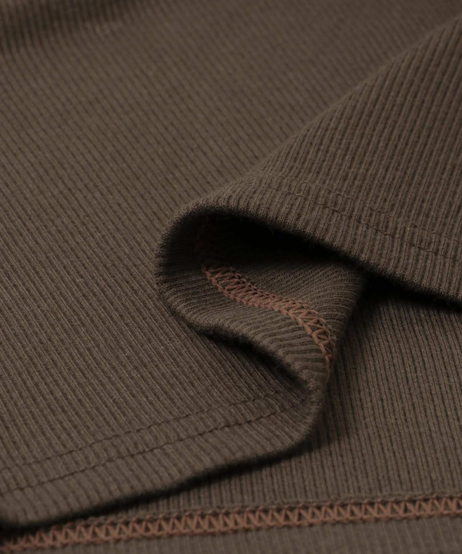 『MADE IN JAPAN』ソフトテレコタンクトップ BROWN FREE
