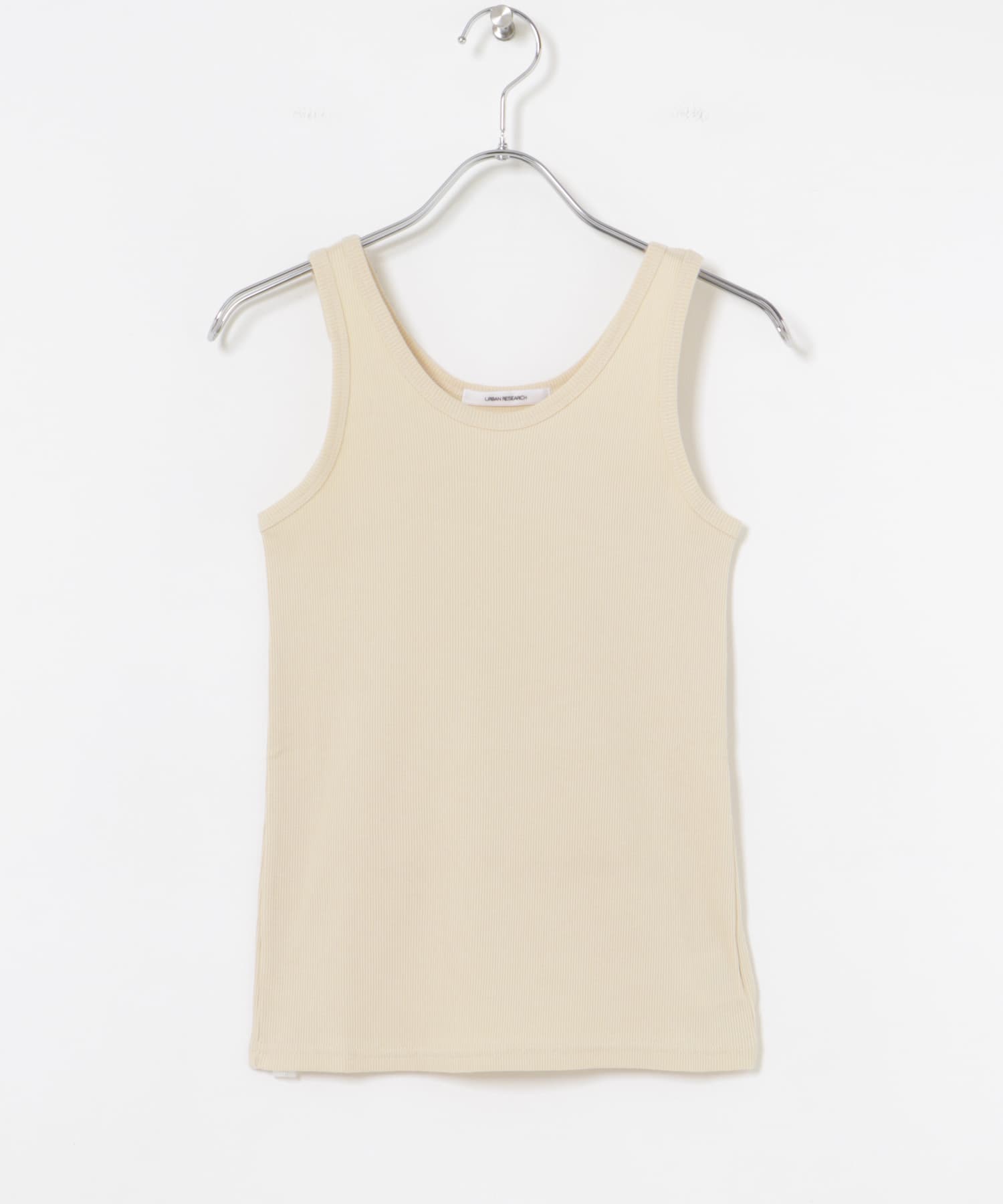 『MADE IN JAPAN』ソフトテレコタンクトップ L.BEIGE FREE