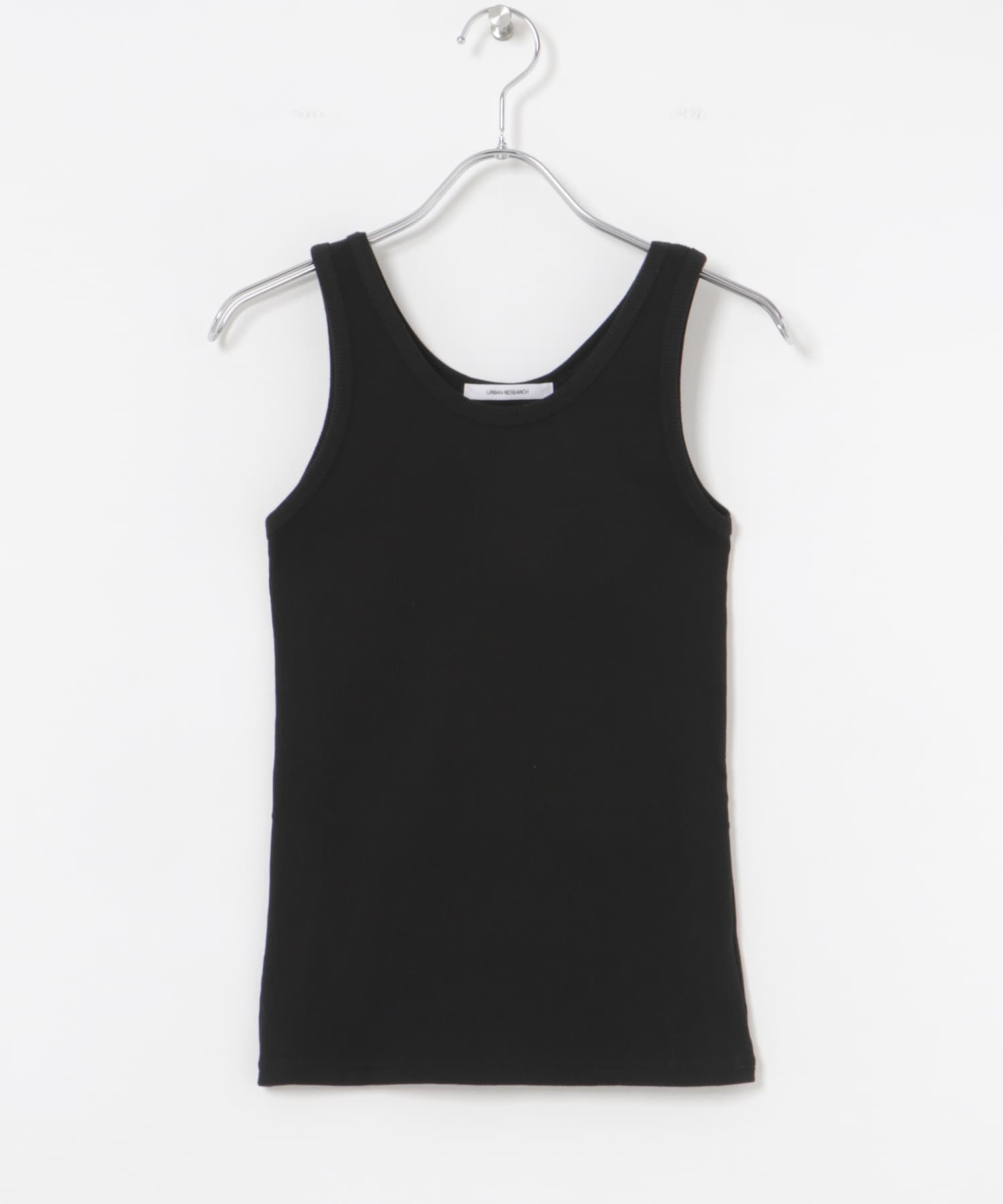 『MADE IN JAPAN』ソフトテレコタンクトップ BLACK FREE