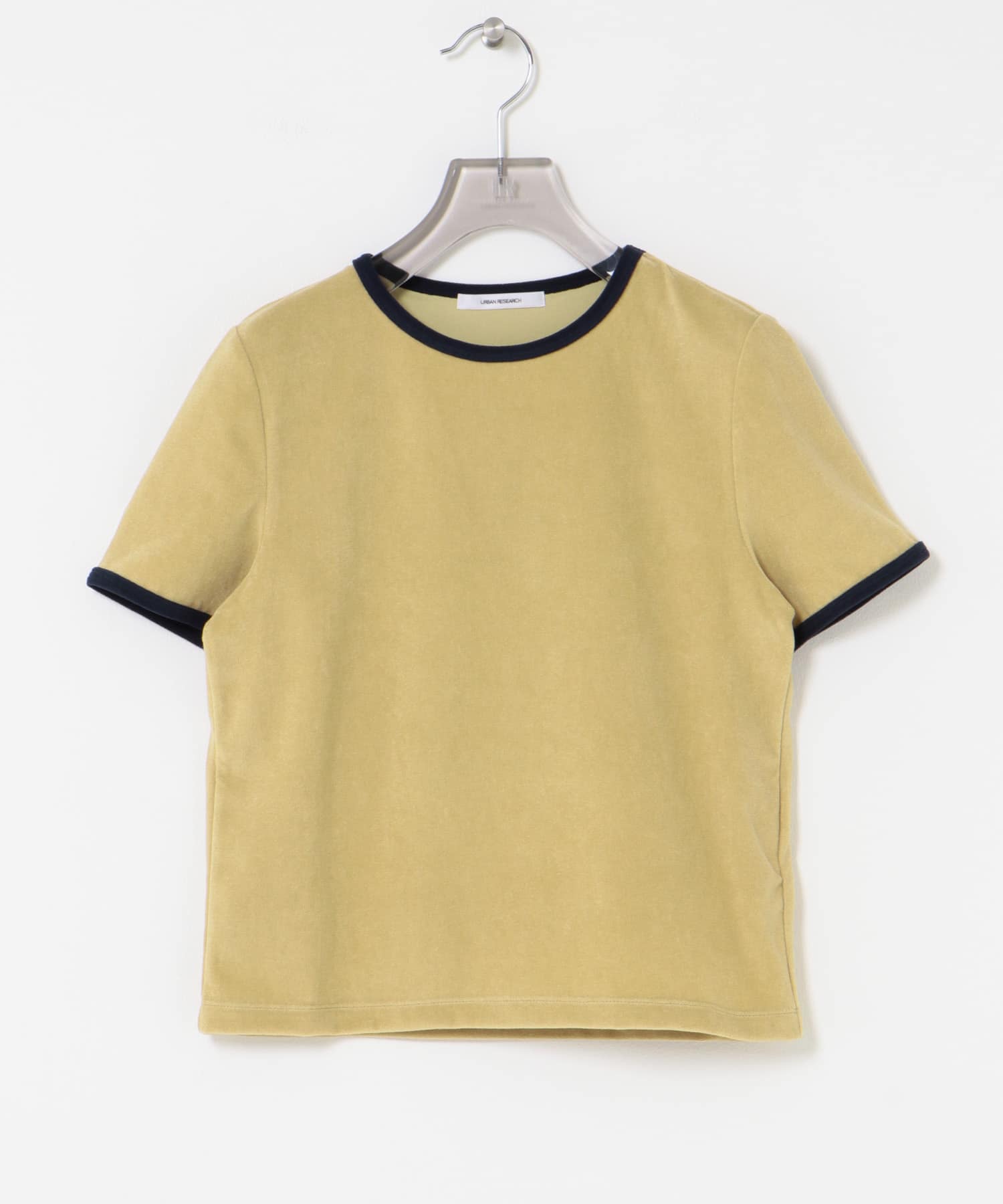 パイルリンガーコンパクトTシャツ YELLOW FREE