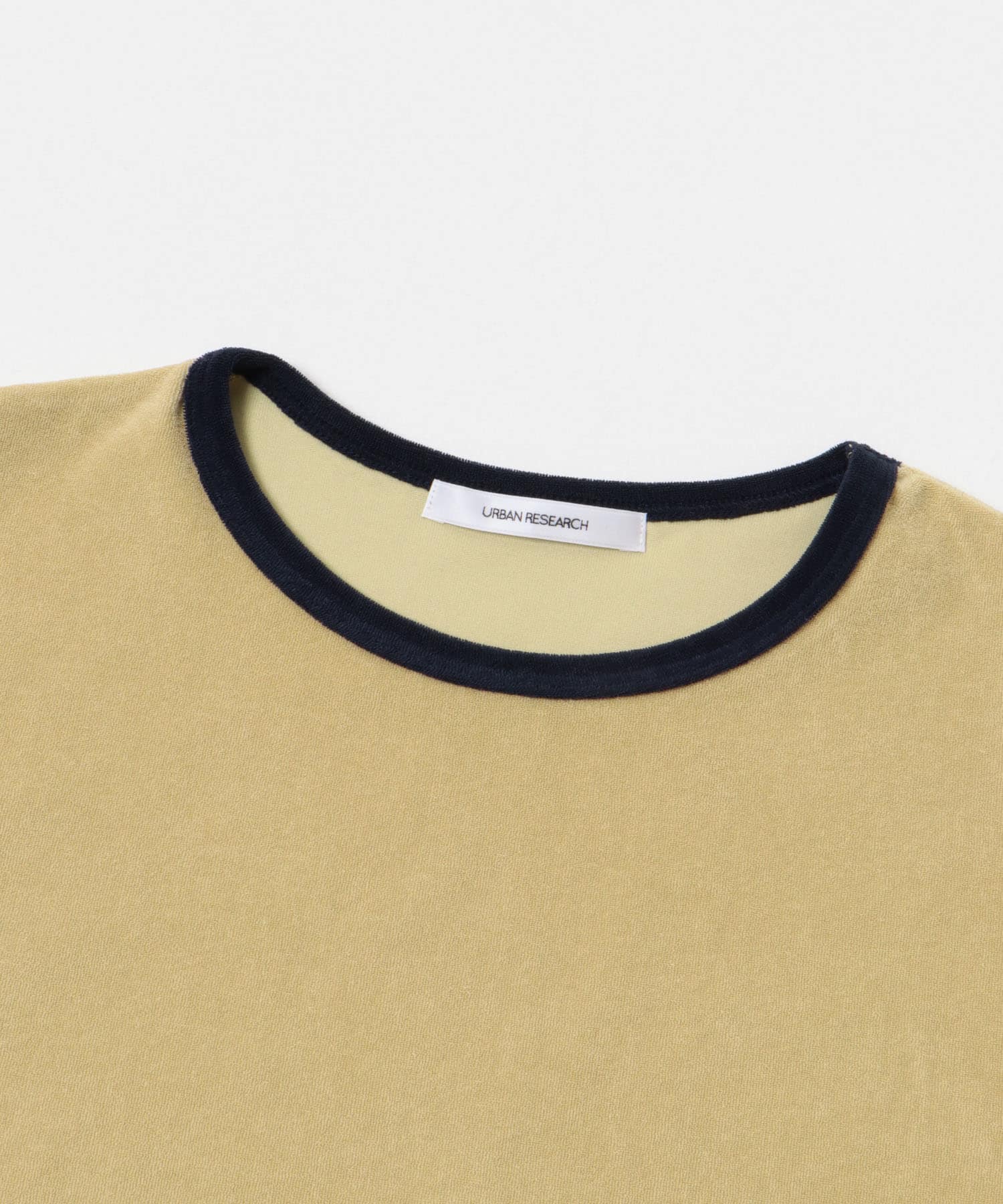 パイルリンガーコンパクトTシャツ YELLOW FREE