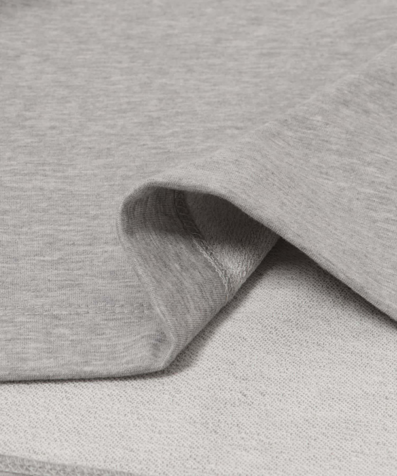 ショート丈ハーフスリーブカットソー TOP GRAY FREE