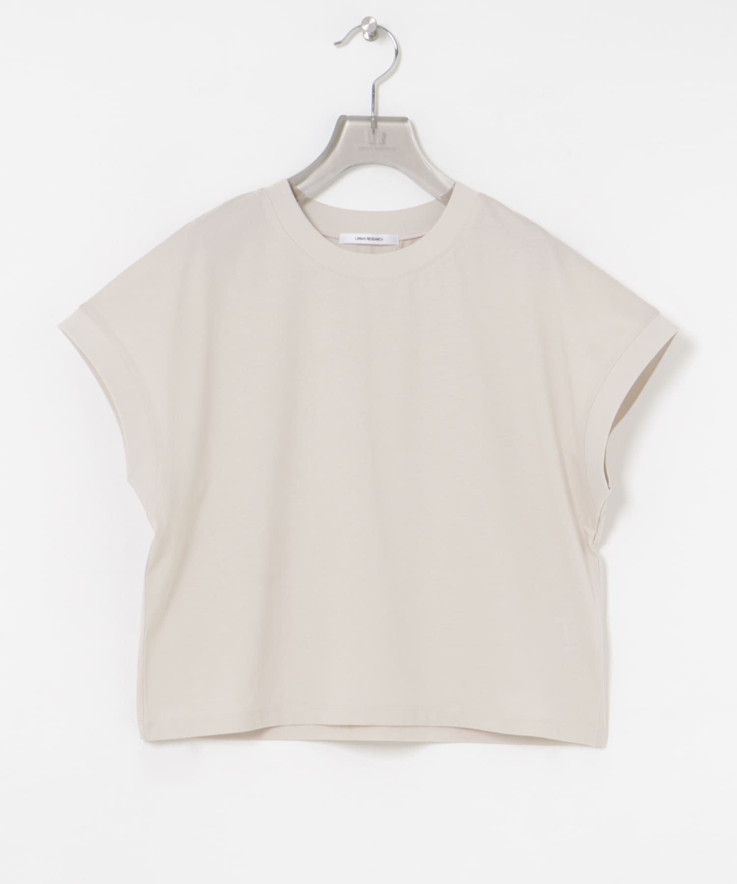 スーピマコットンフレンチスリーブカットソー TAUPE FREE