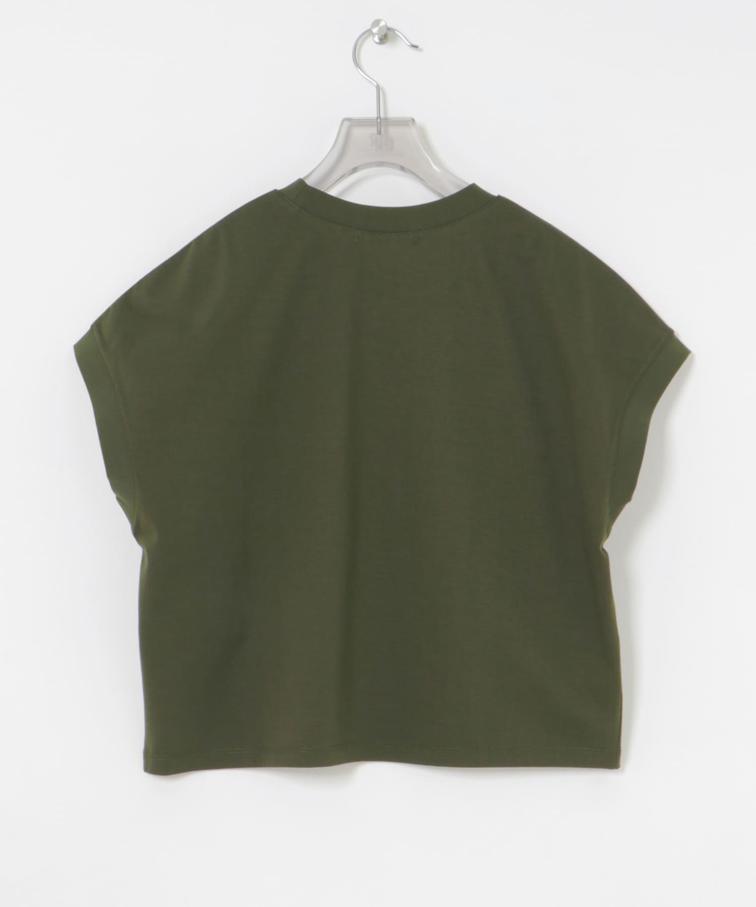 スーピマコットンフレンチスリーブカットソー KHAKI FREE