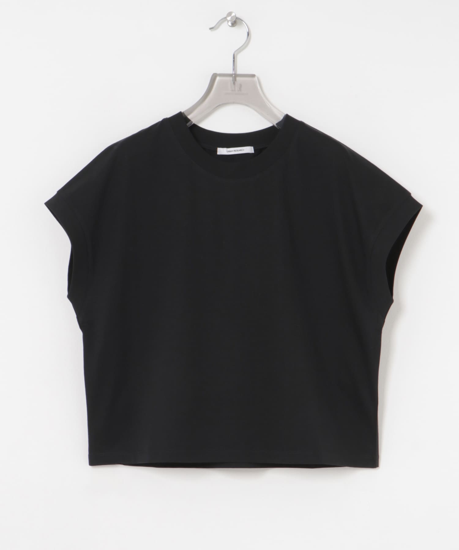 スーピマコットンフレンチスリーブカットソー BLACK FREE